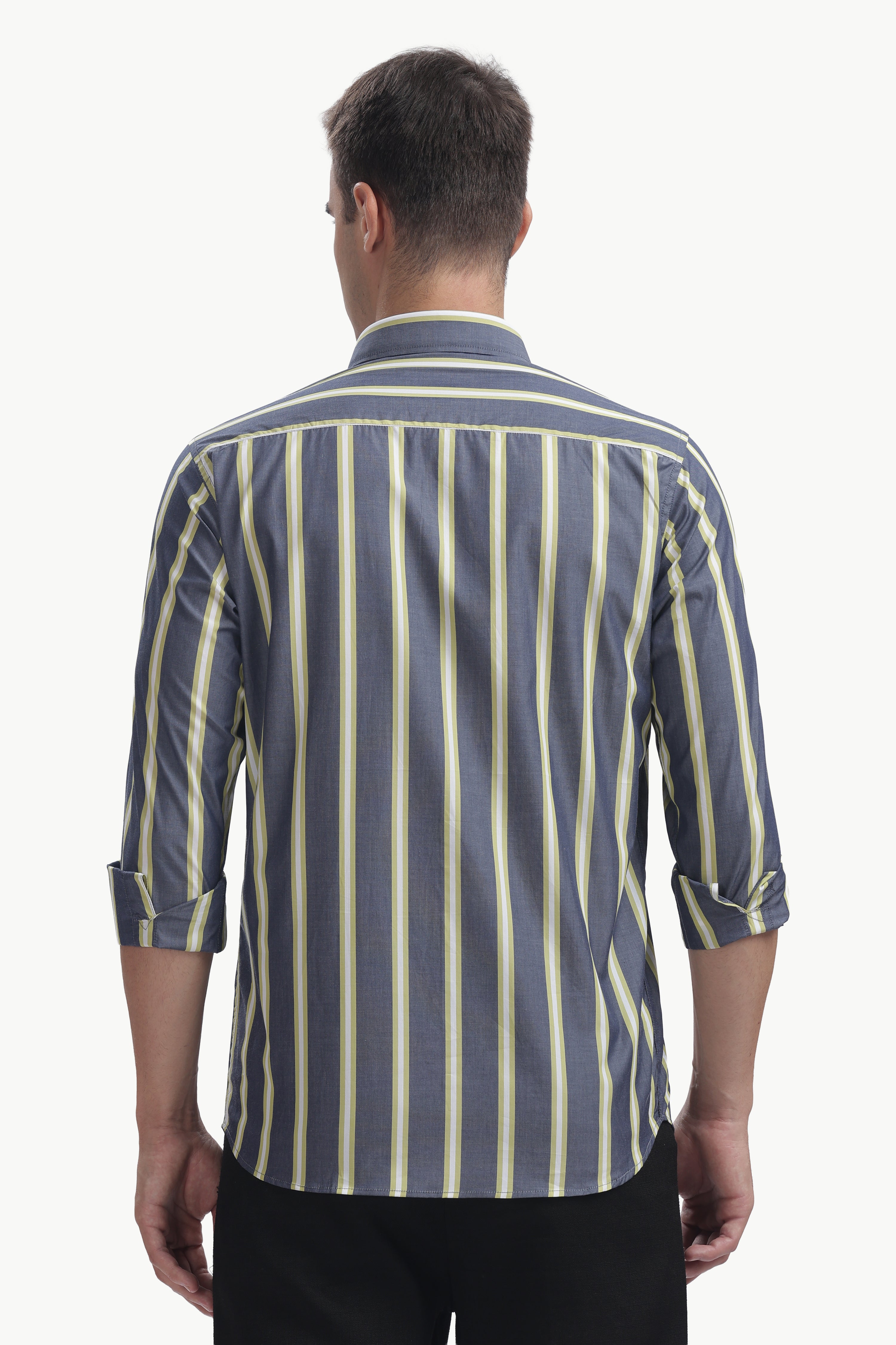 The Regatta stripe & lime line Shirt.