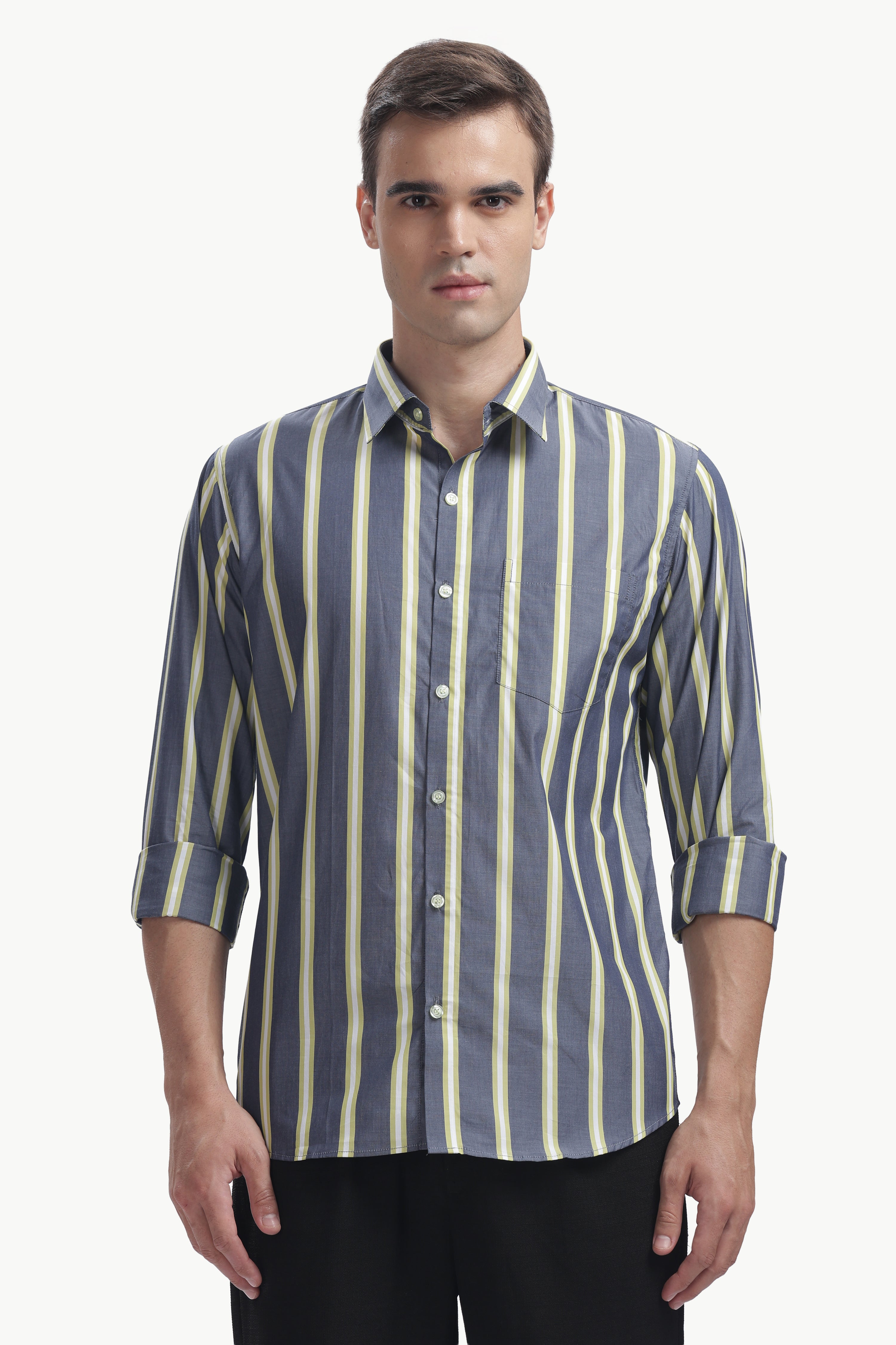 The Regatta stripe & lime line Shirt.