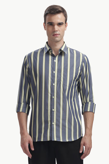 The Regatta stripe & lime line Shirt.