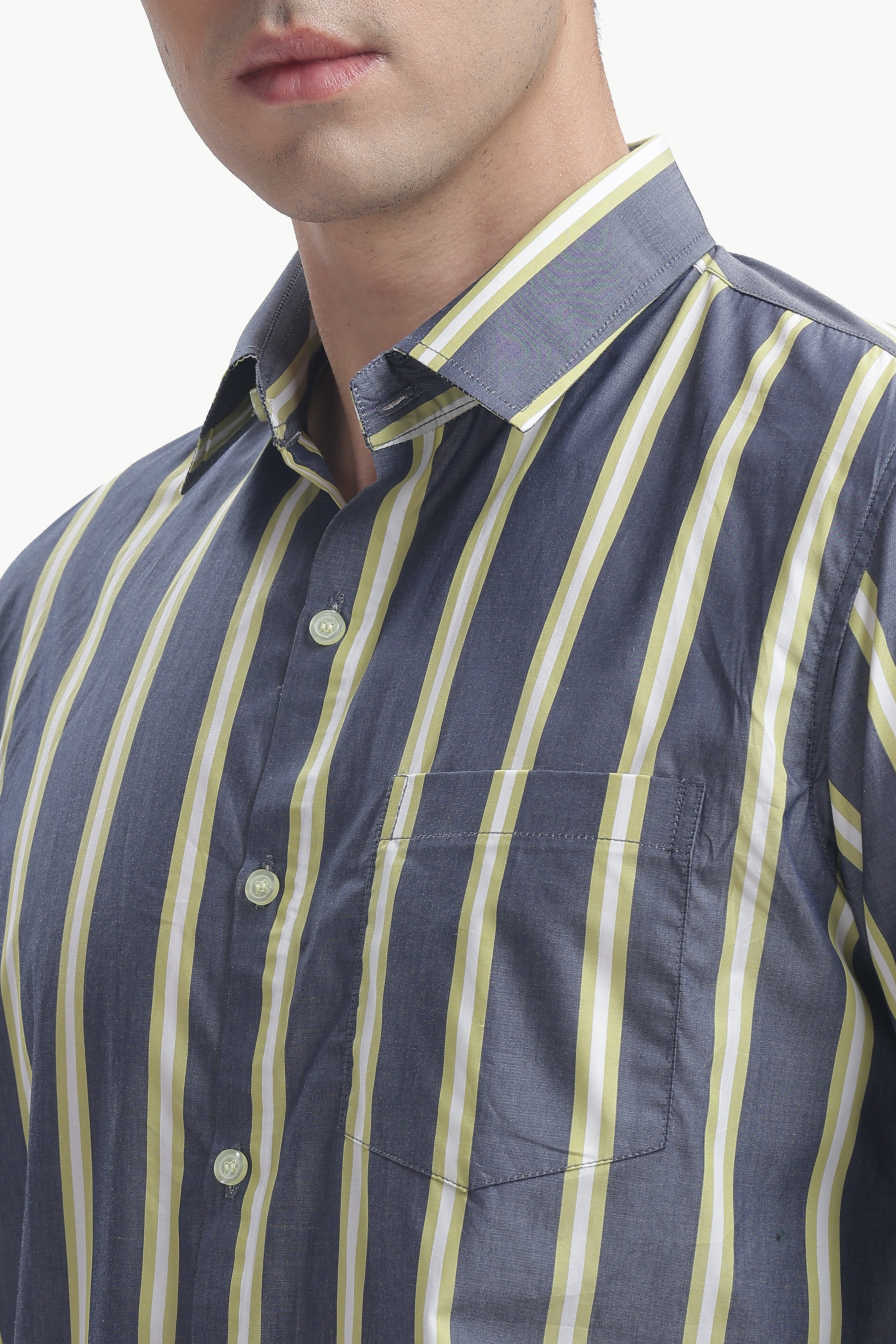 The Regatta stripe & lime line Shirt.