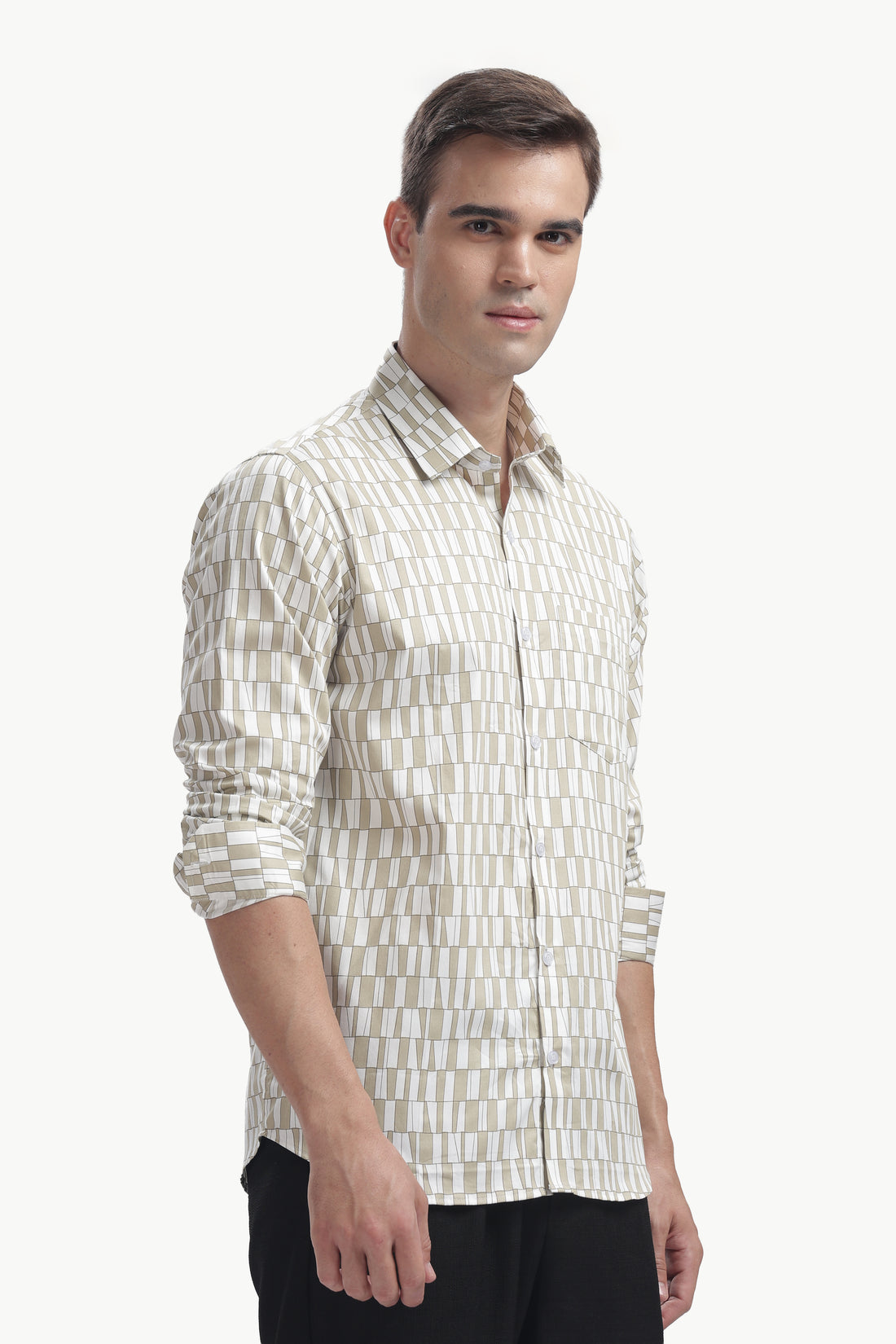 The Sandstone Grid Shirt