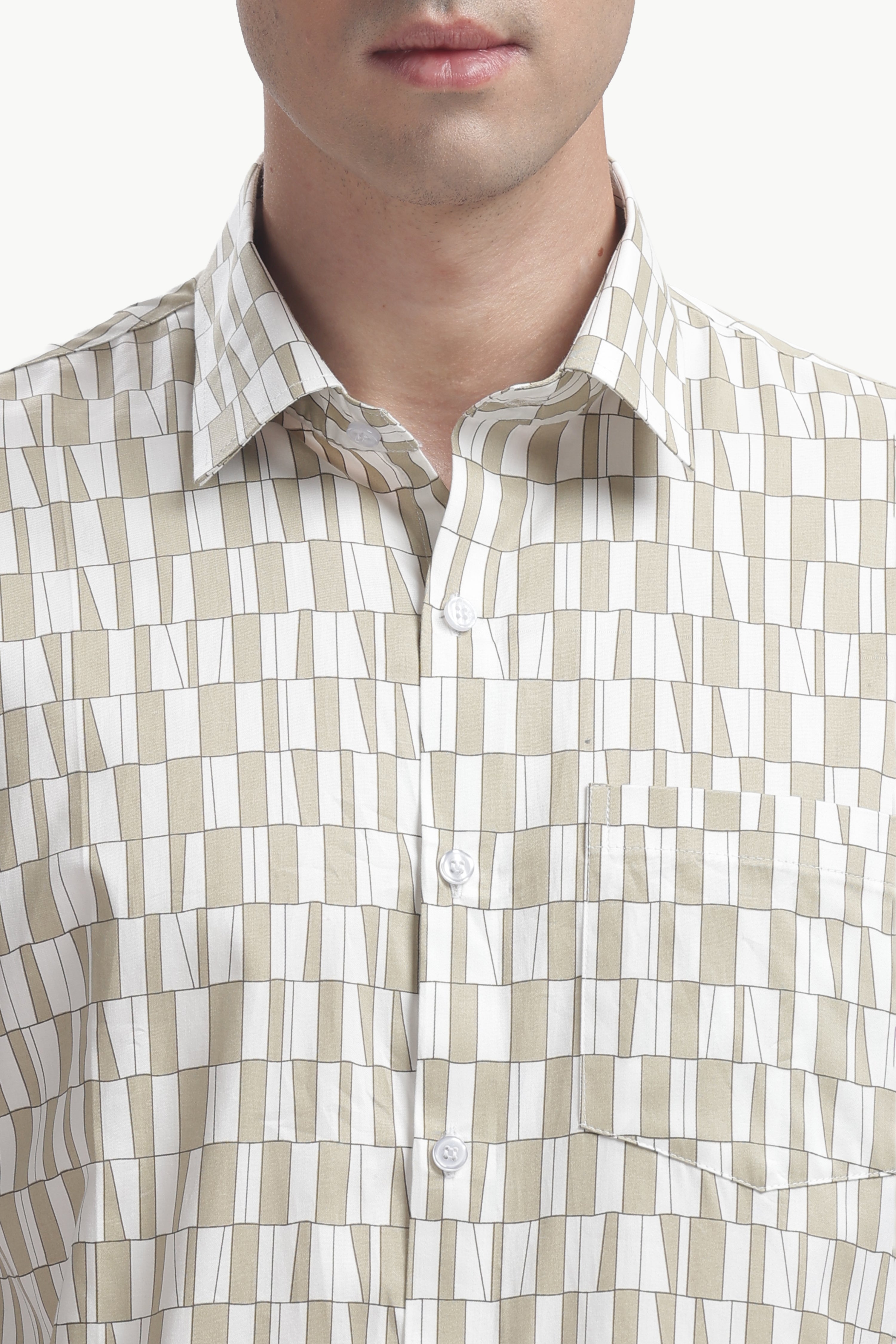 The Sandstone Grid Shirt