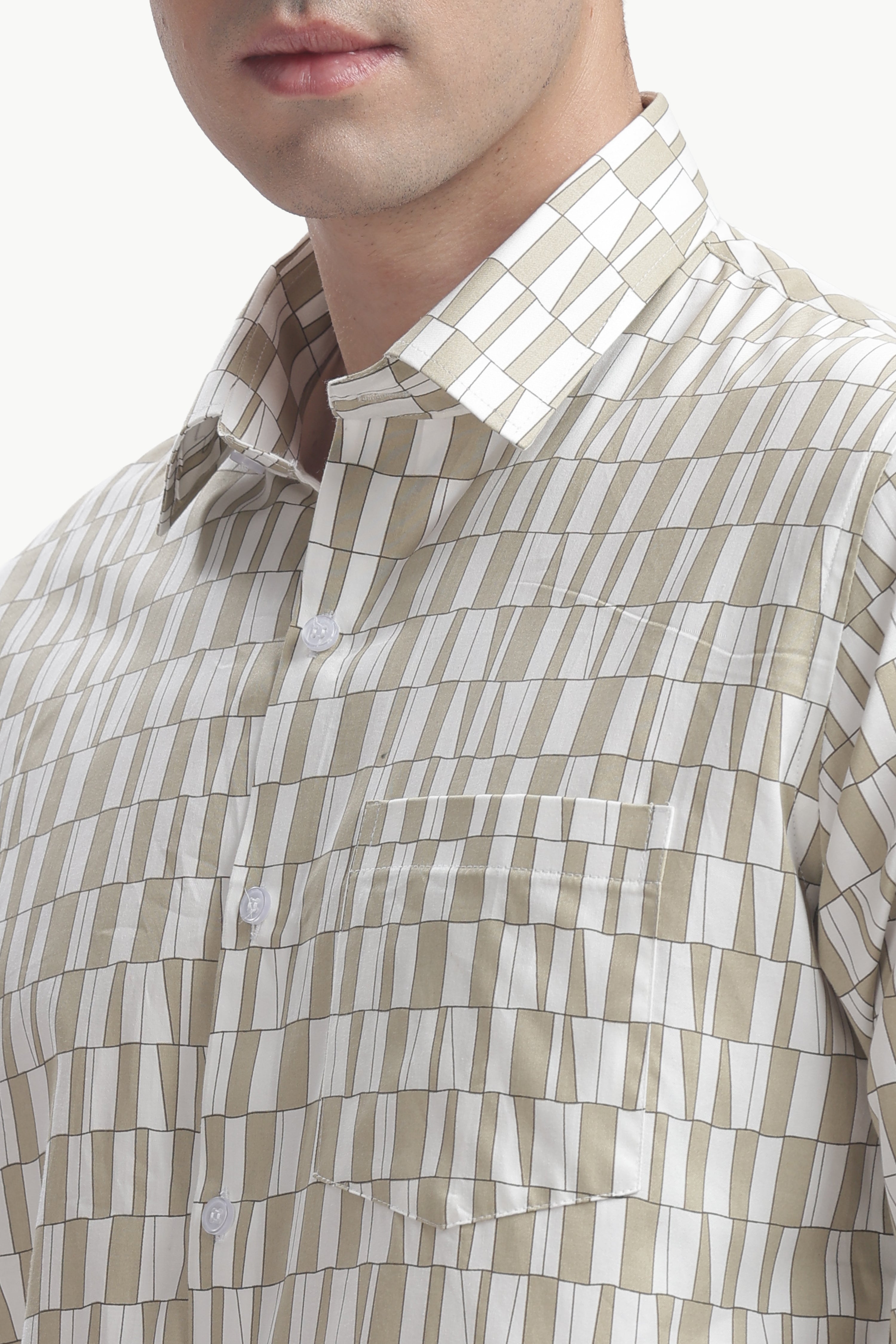 The Sandstone Grid Shirt