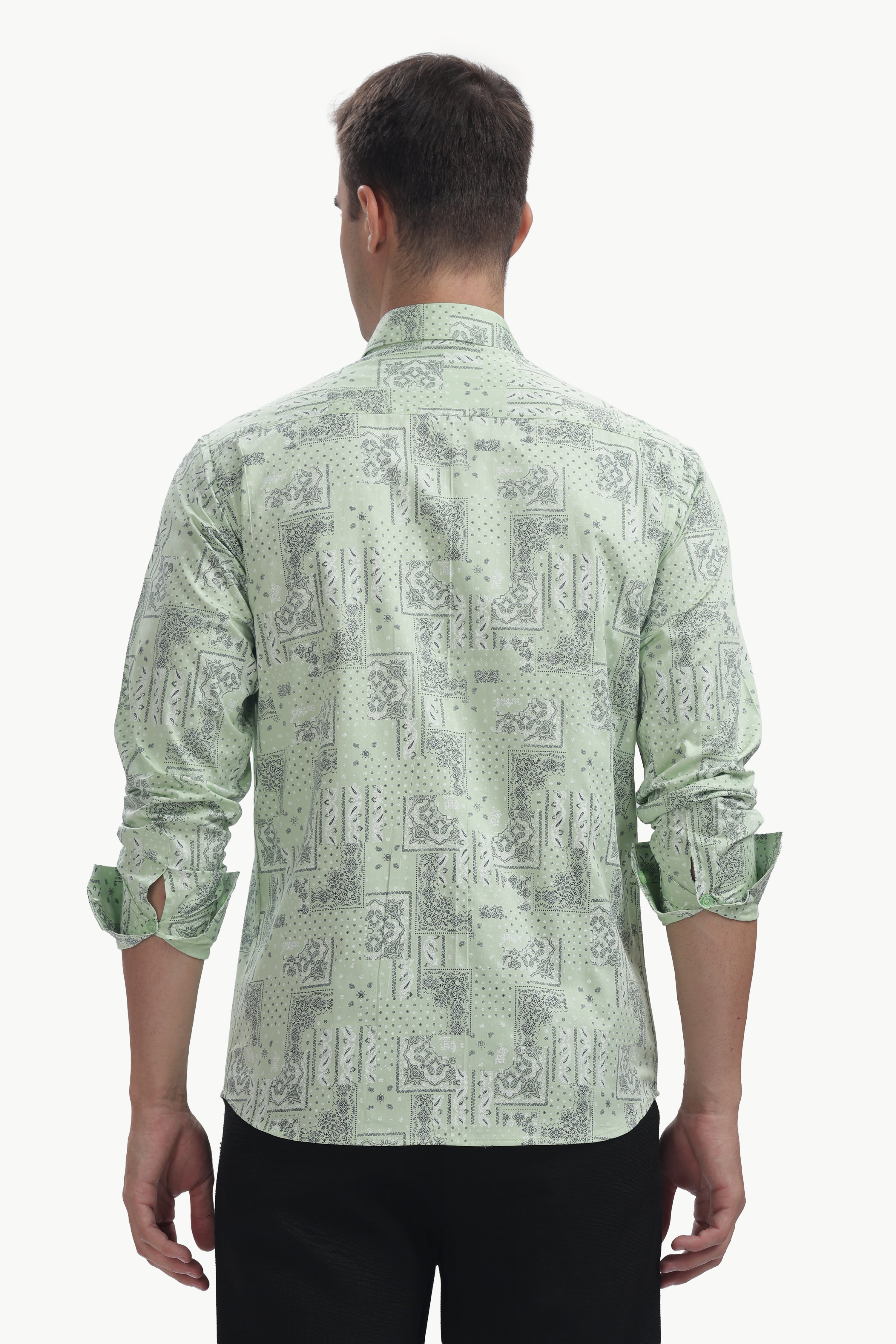 The Pistachio Paisly Shirt
