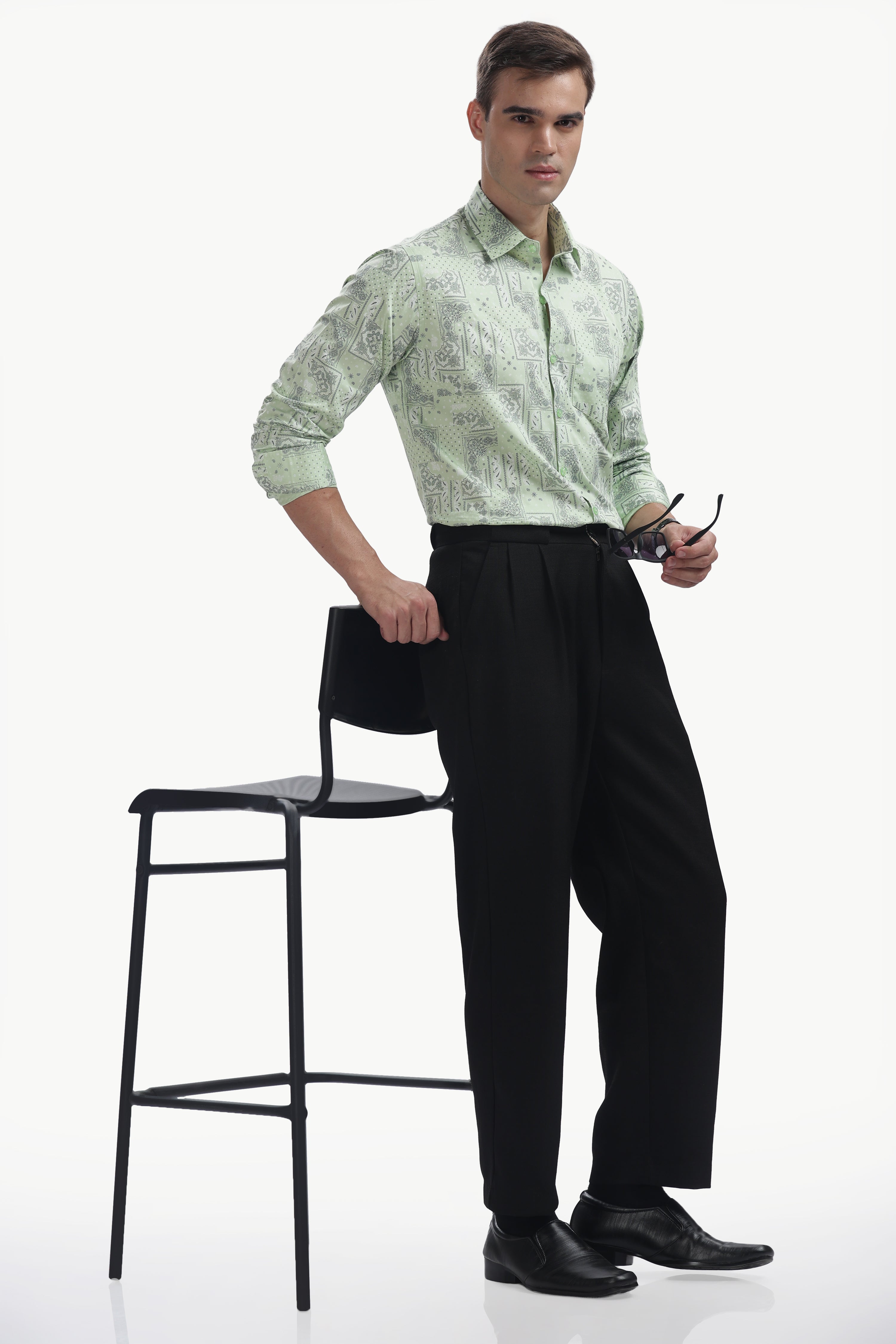 The Pistachio Paisly Shirt