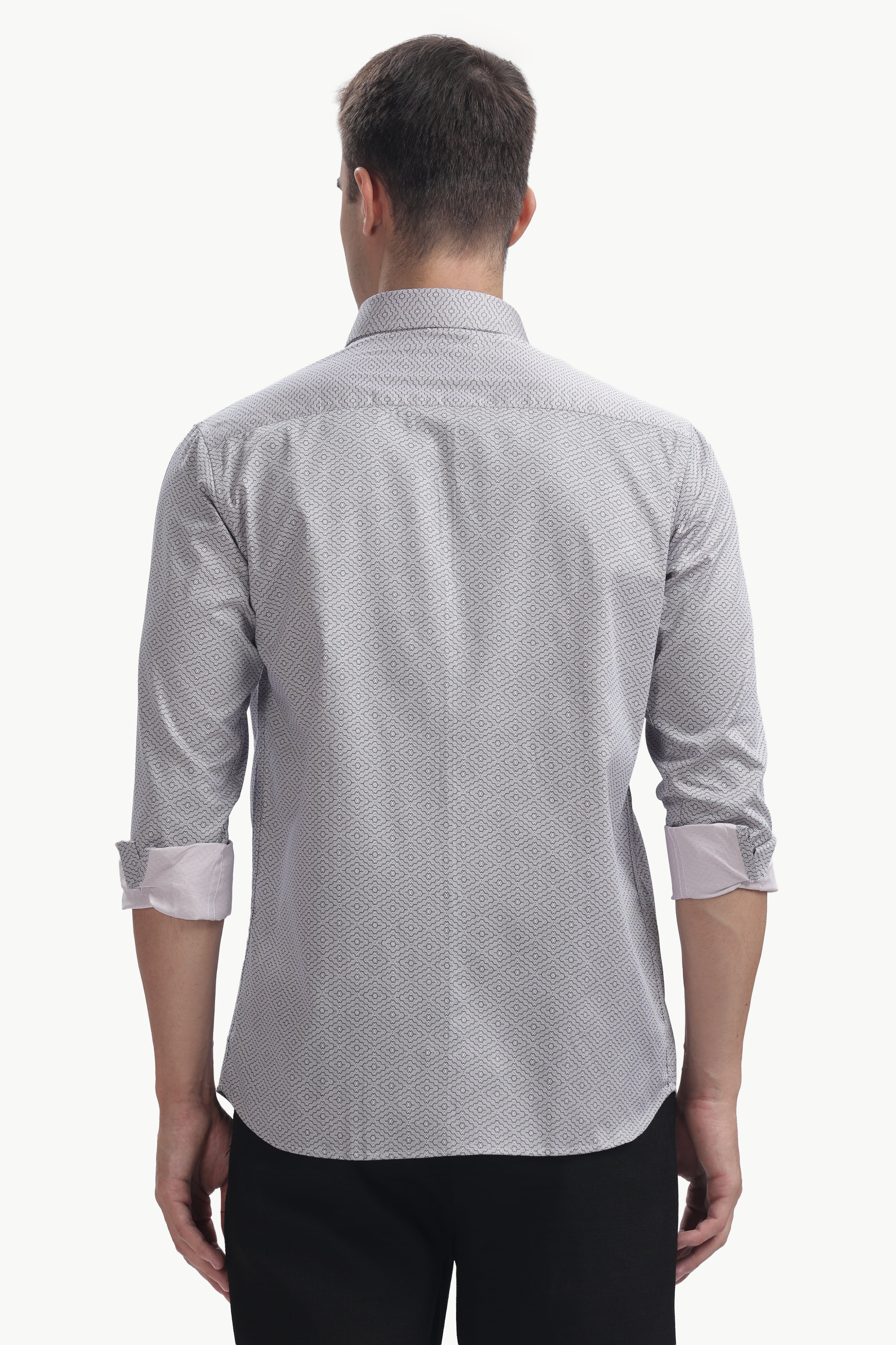The Graphite Lattice Shirt