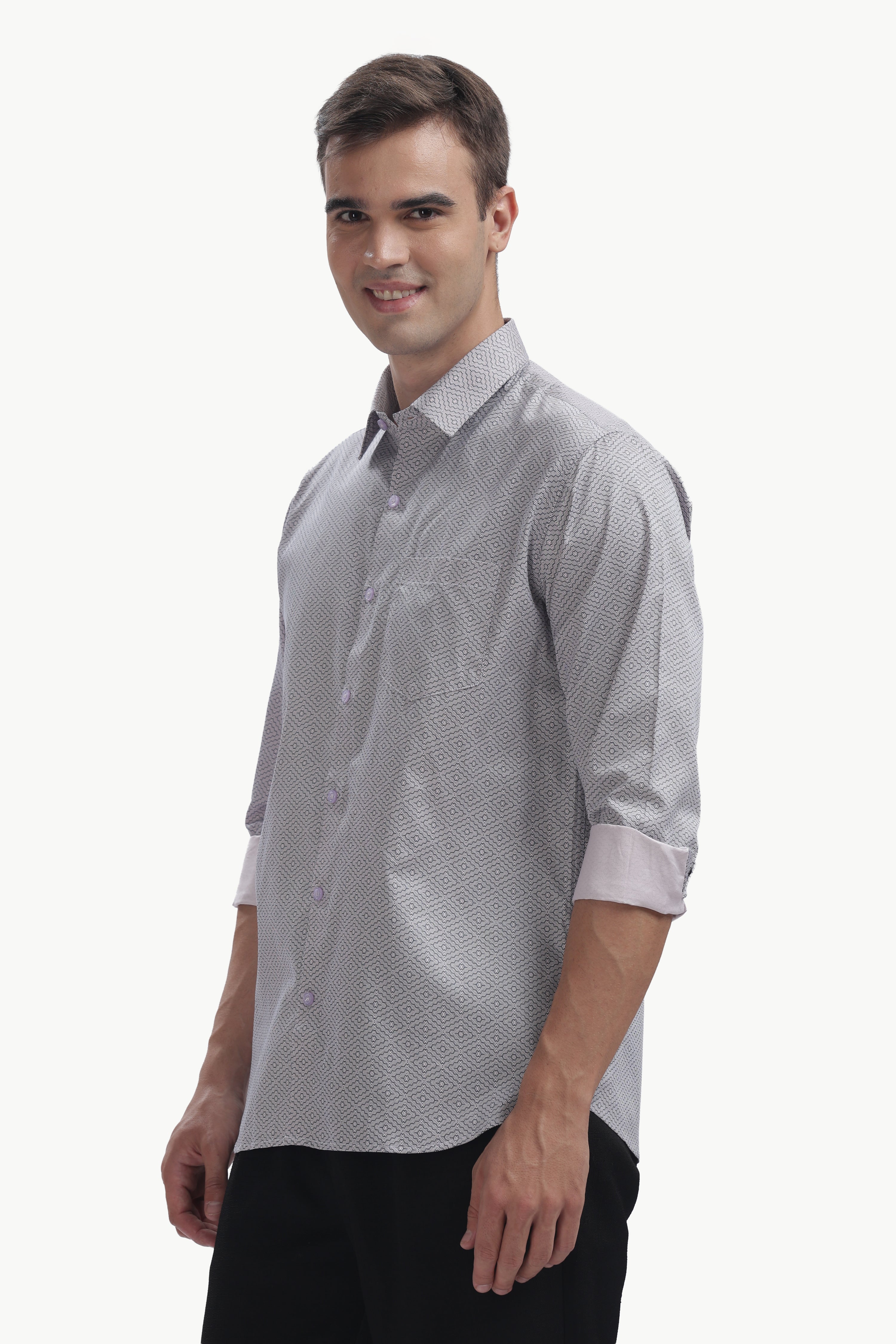 The Graphite Lattice Shirt