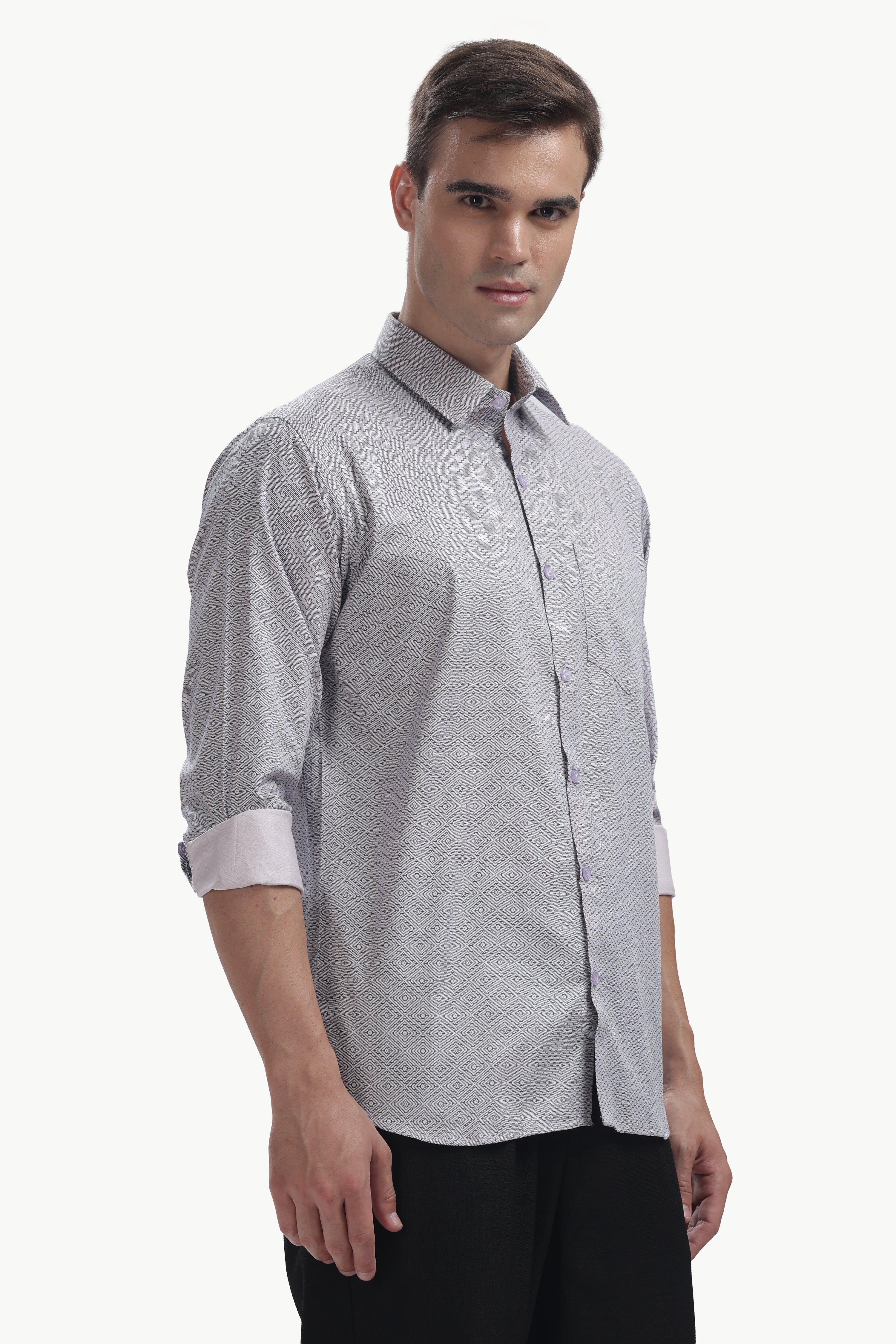 The Graphite Lattice Shirt