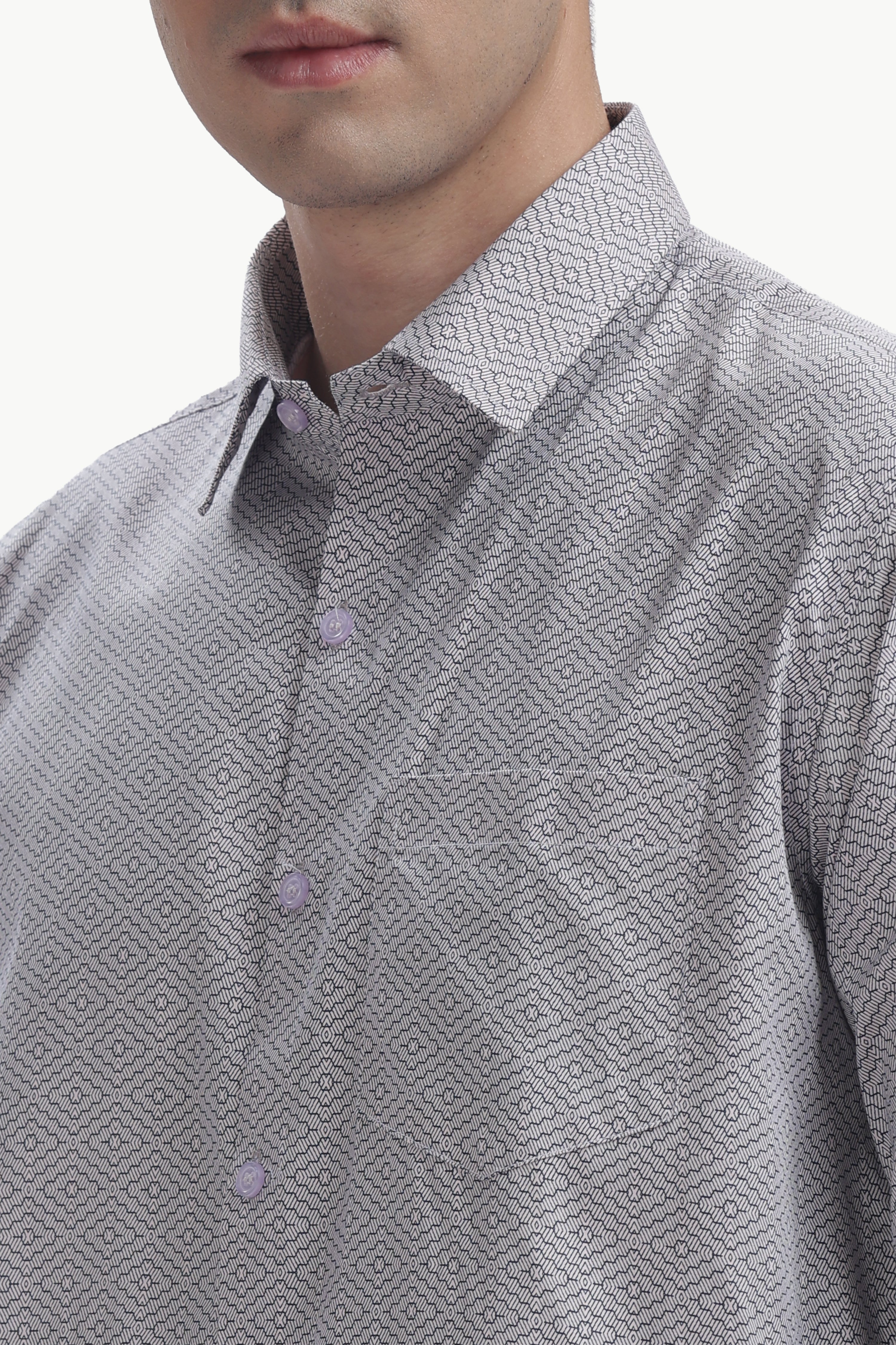 The Graphite Lattice Shirt