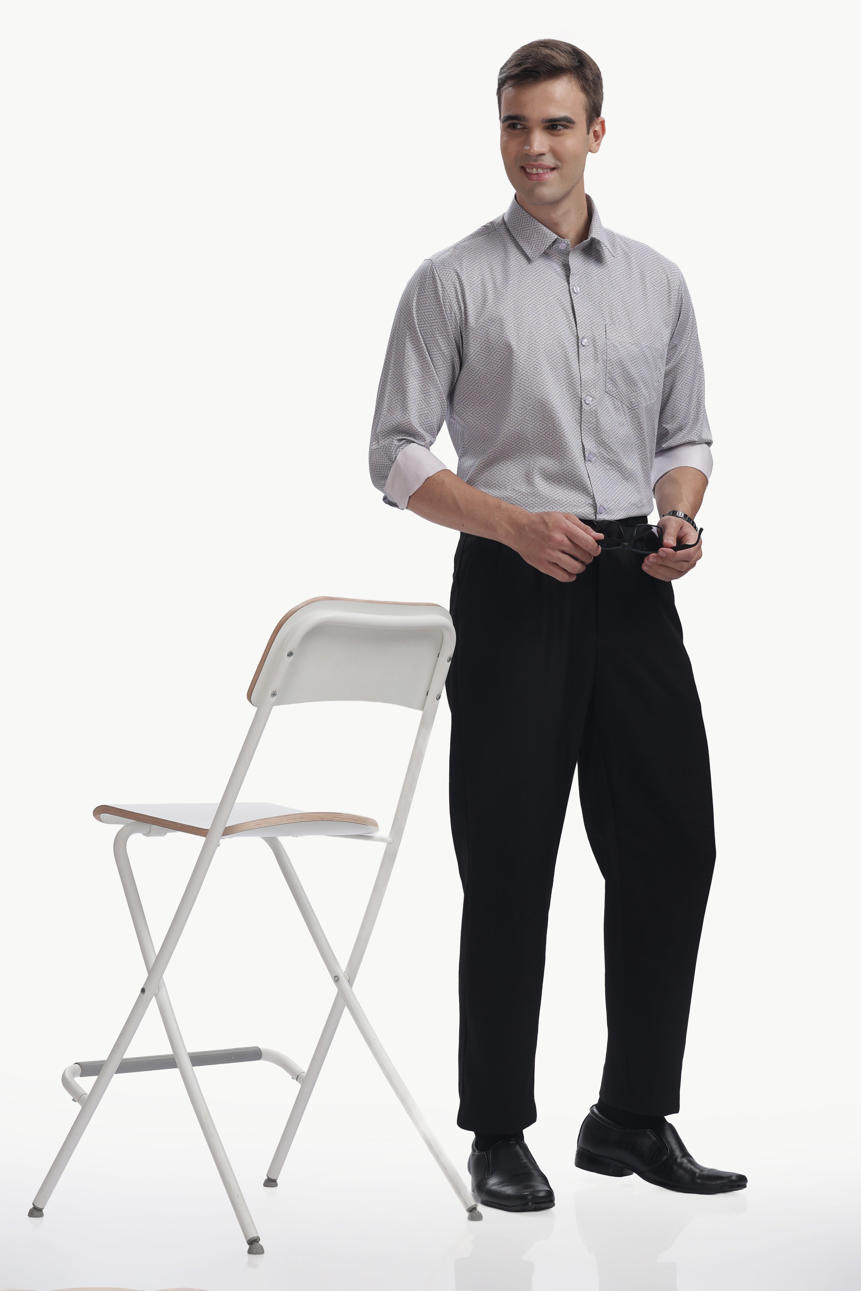The Graphite Lattice Shirt