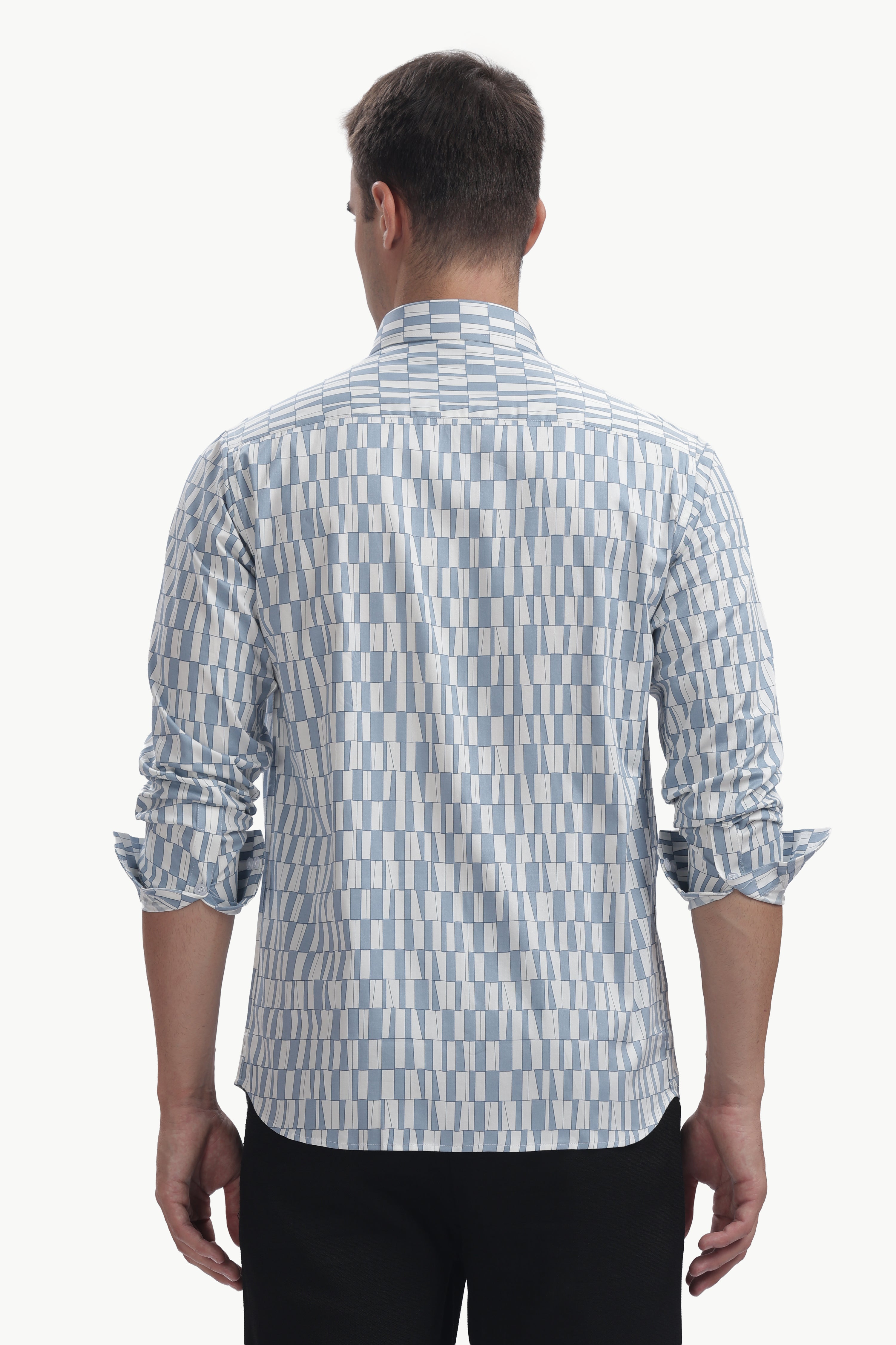 The Blue Print Grid Shirt