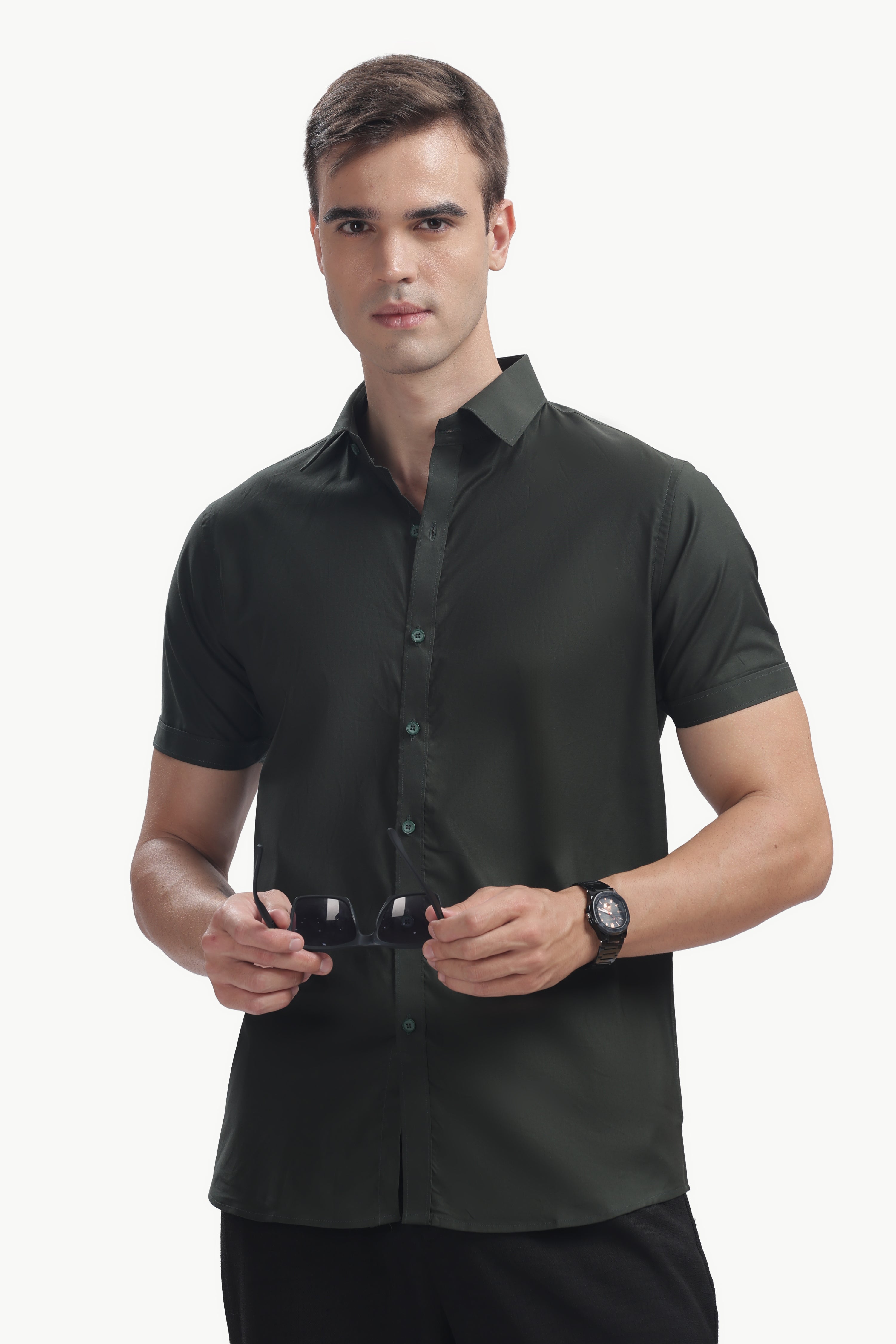 The Forest Green Summer Shirt