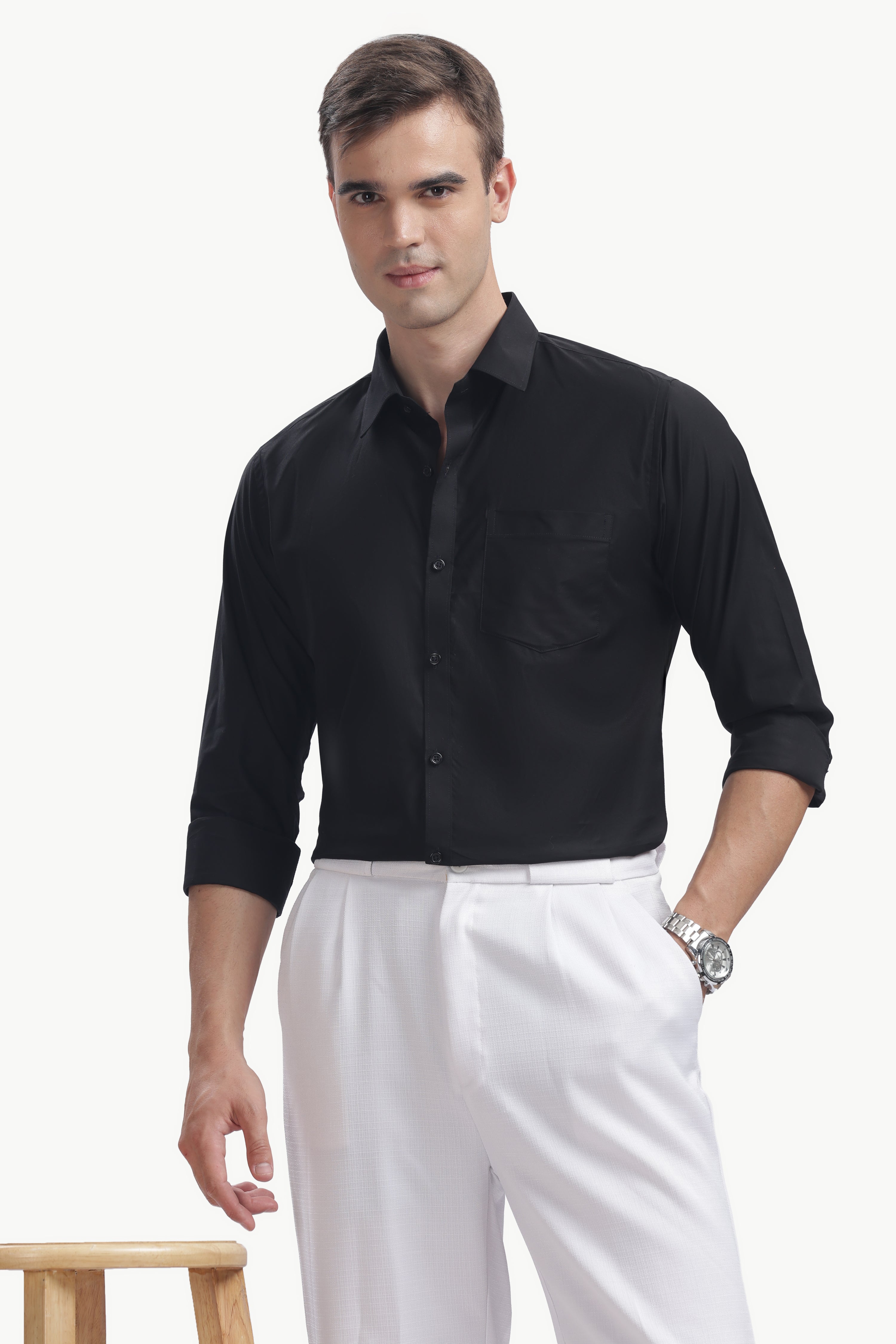 The Dark Black Essential Shirt