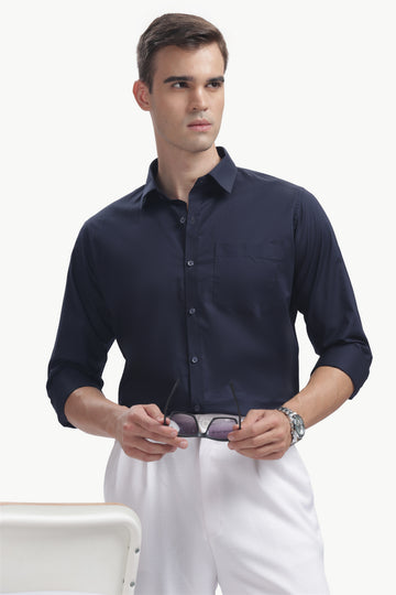 The Navy essential Shirt