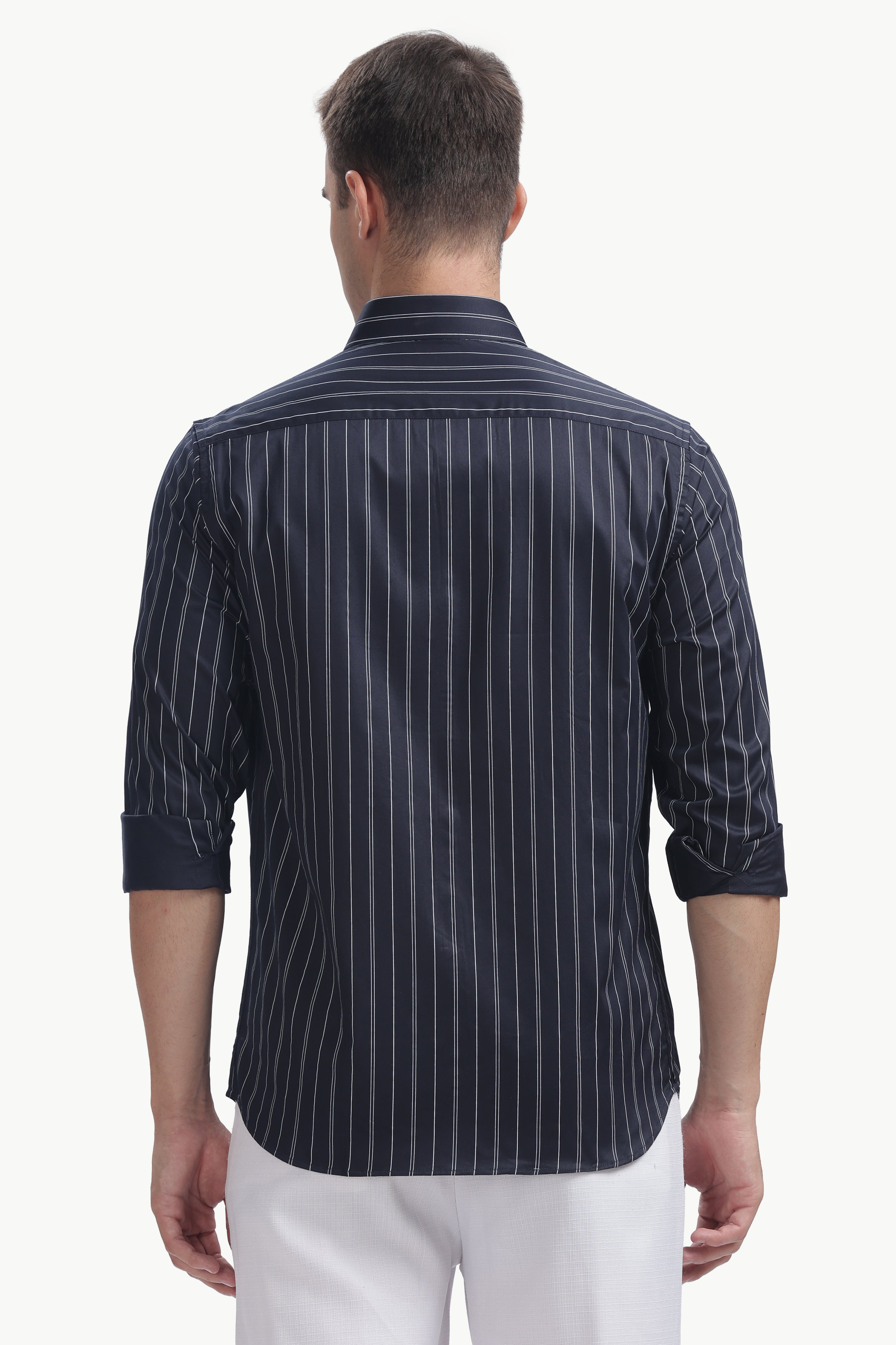 The Midnight Pinstripe Shirt