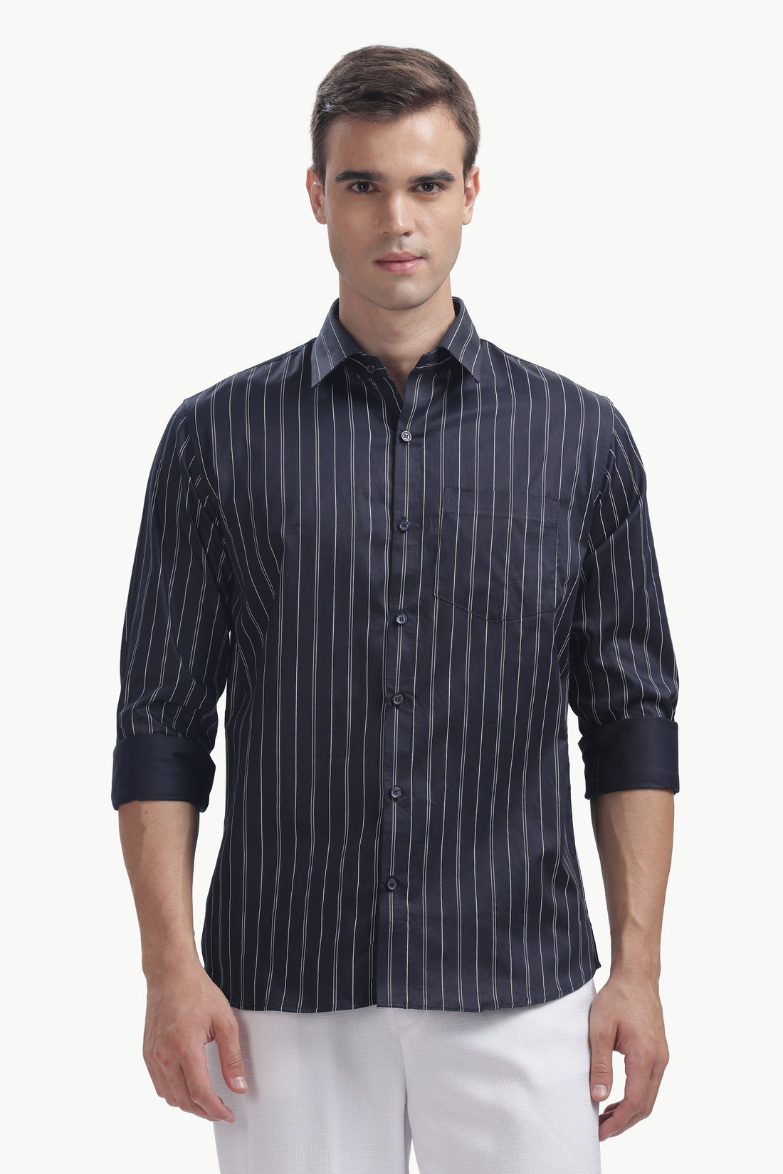 The Midnight Pinstripe Shirt