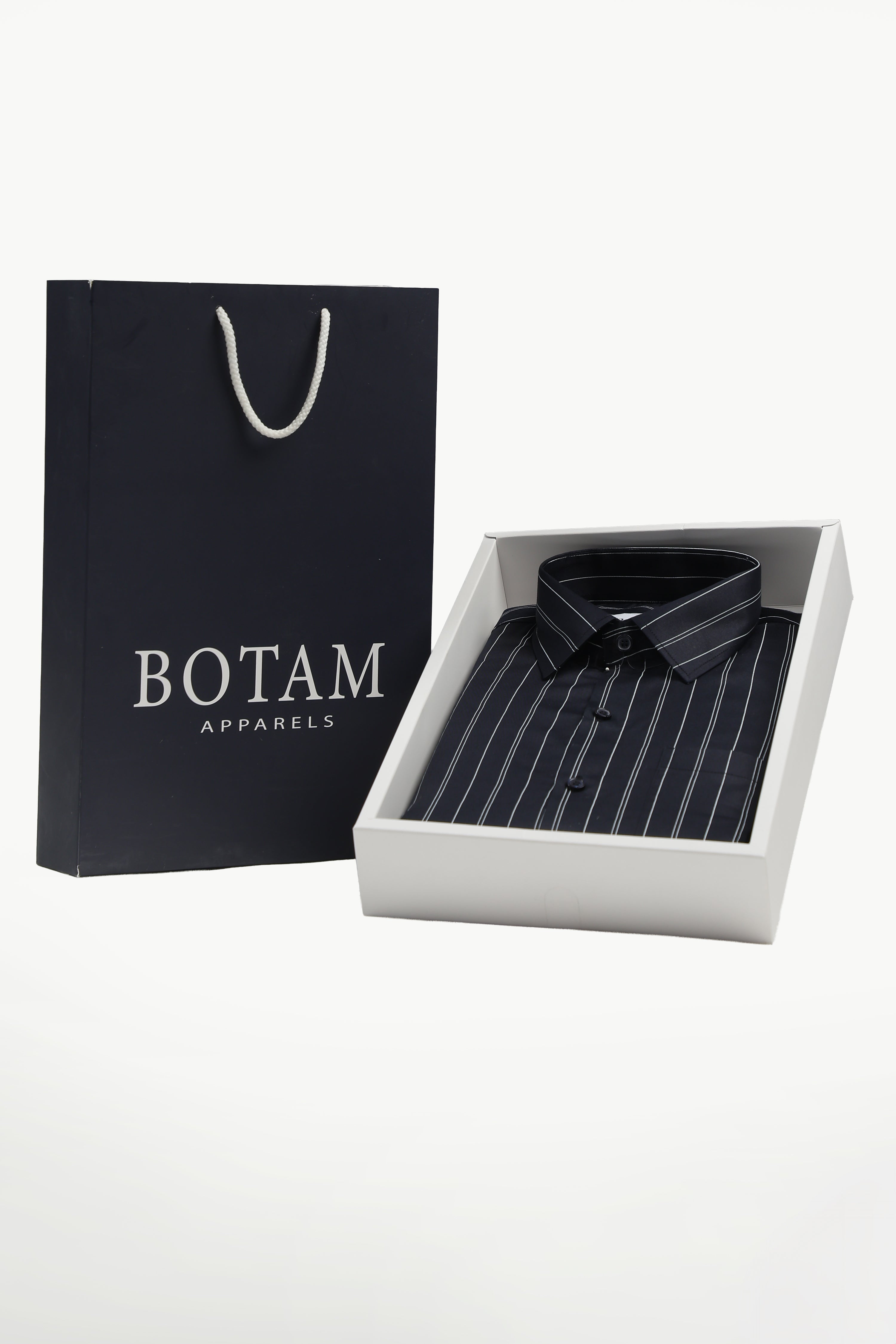 The Midnight Pinstripe Shirt