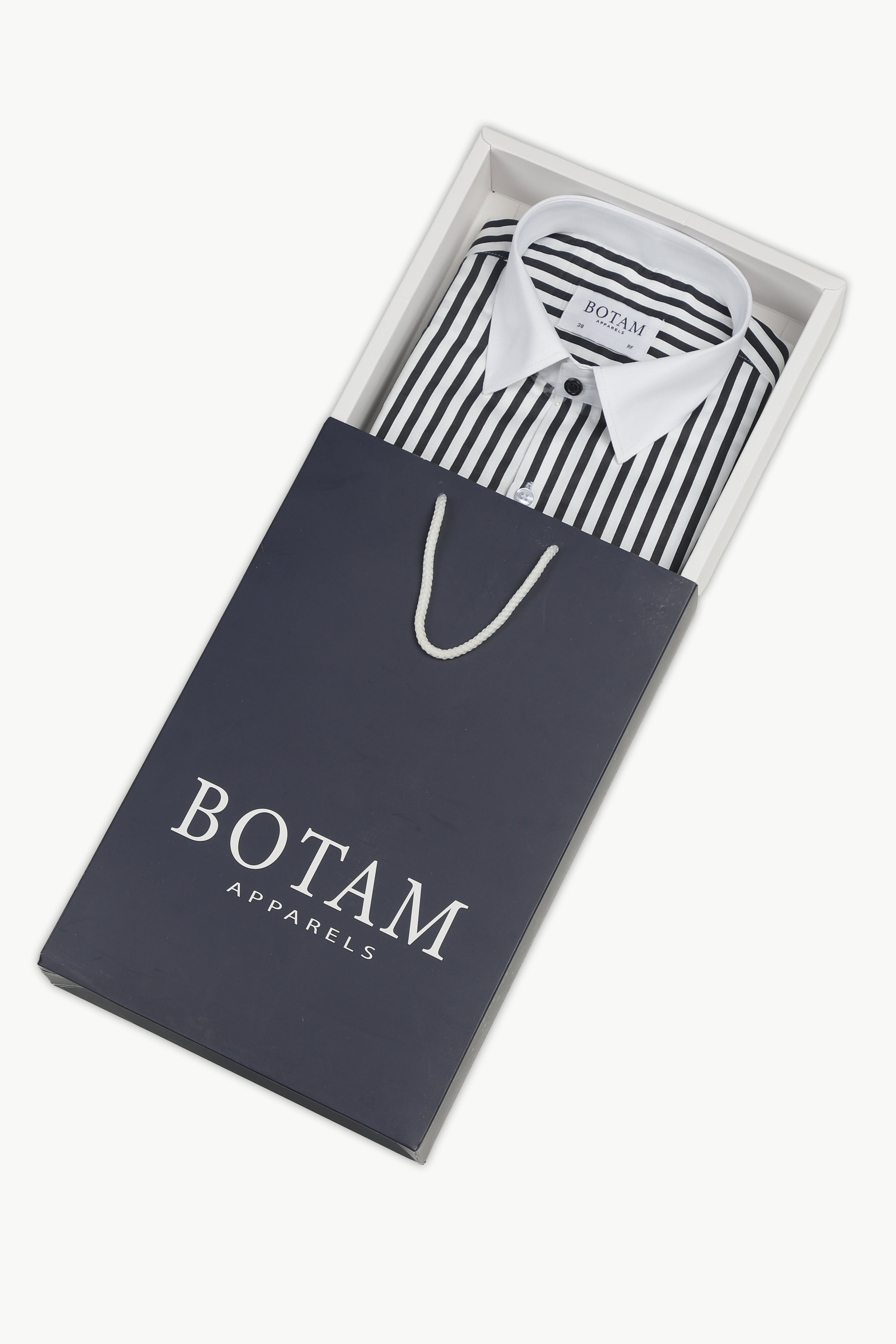 Black Line White Collar
