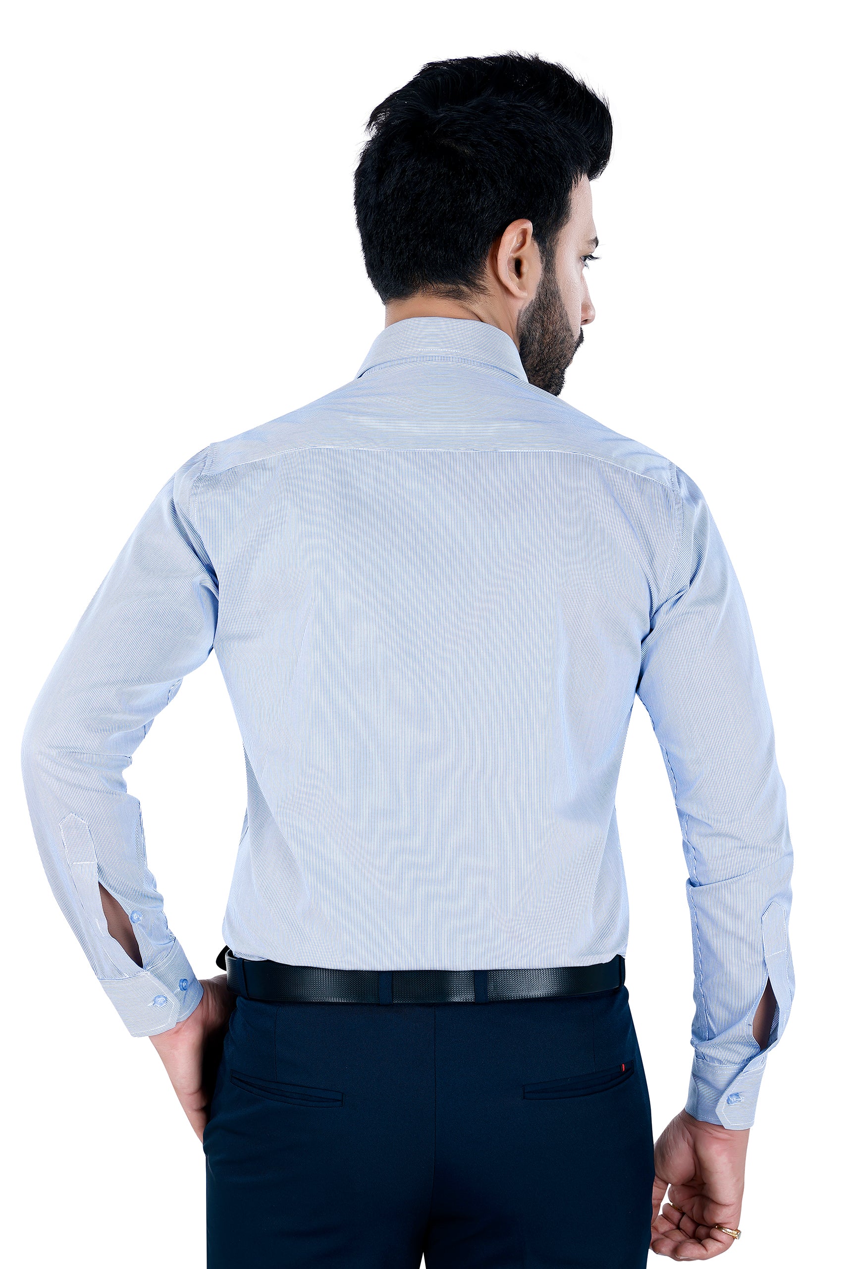 Stripped Cotton blue Shirt