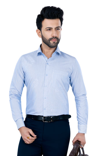 Stripped Cotton blue Shirt