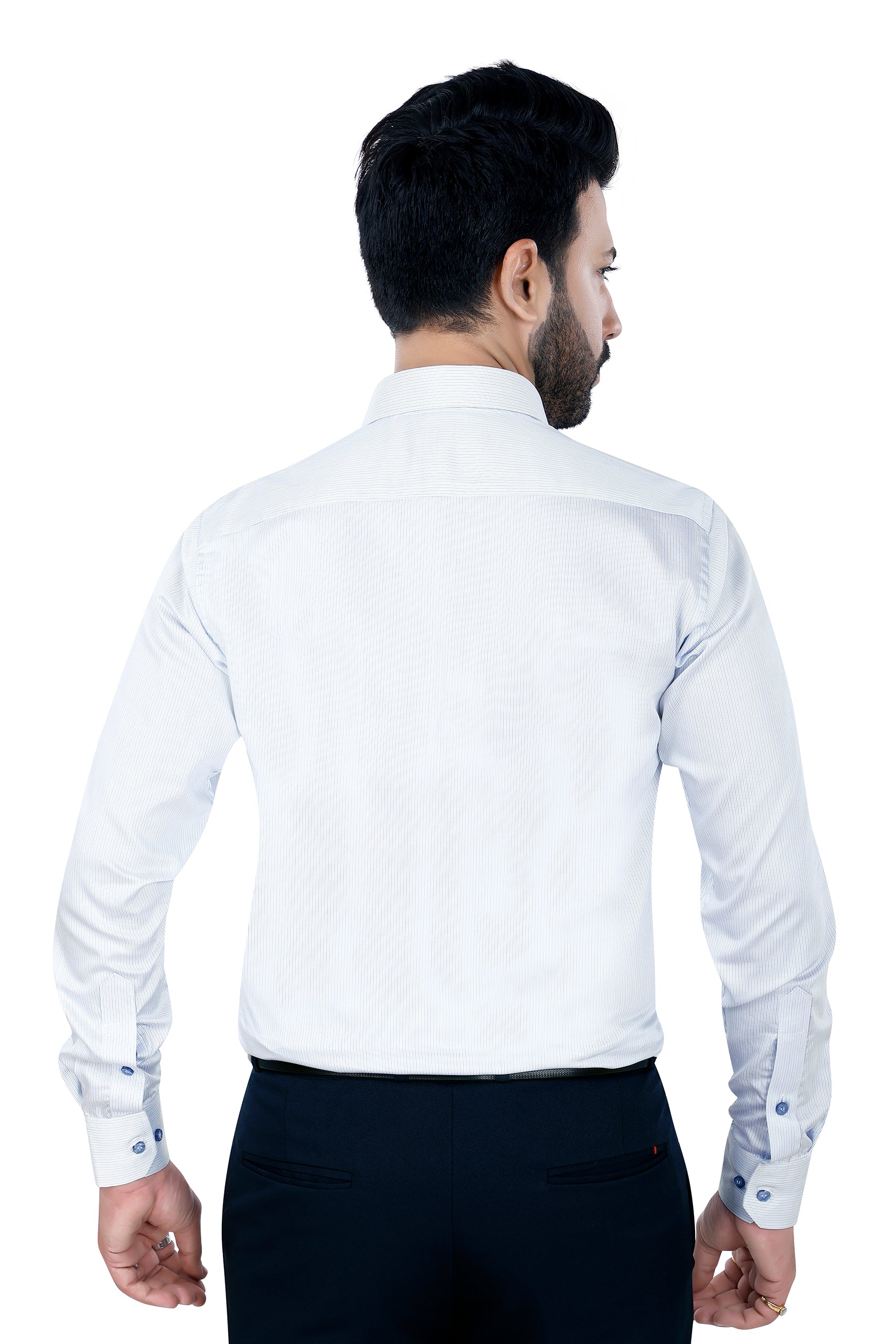 Blue Striped Classic Shirt