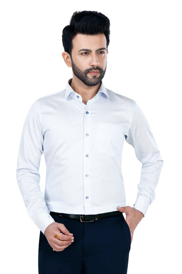 Blue Striped Classic Shirt