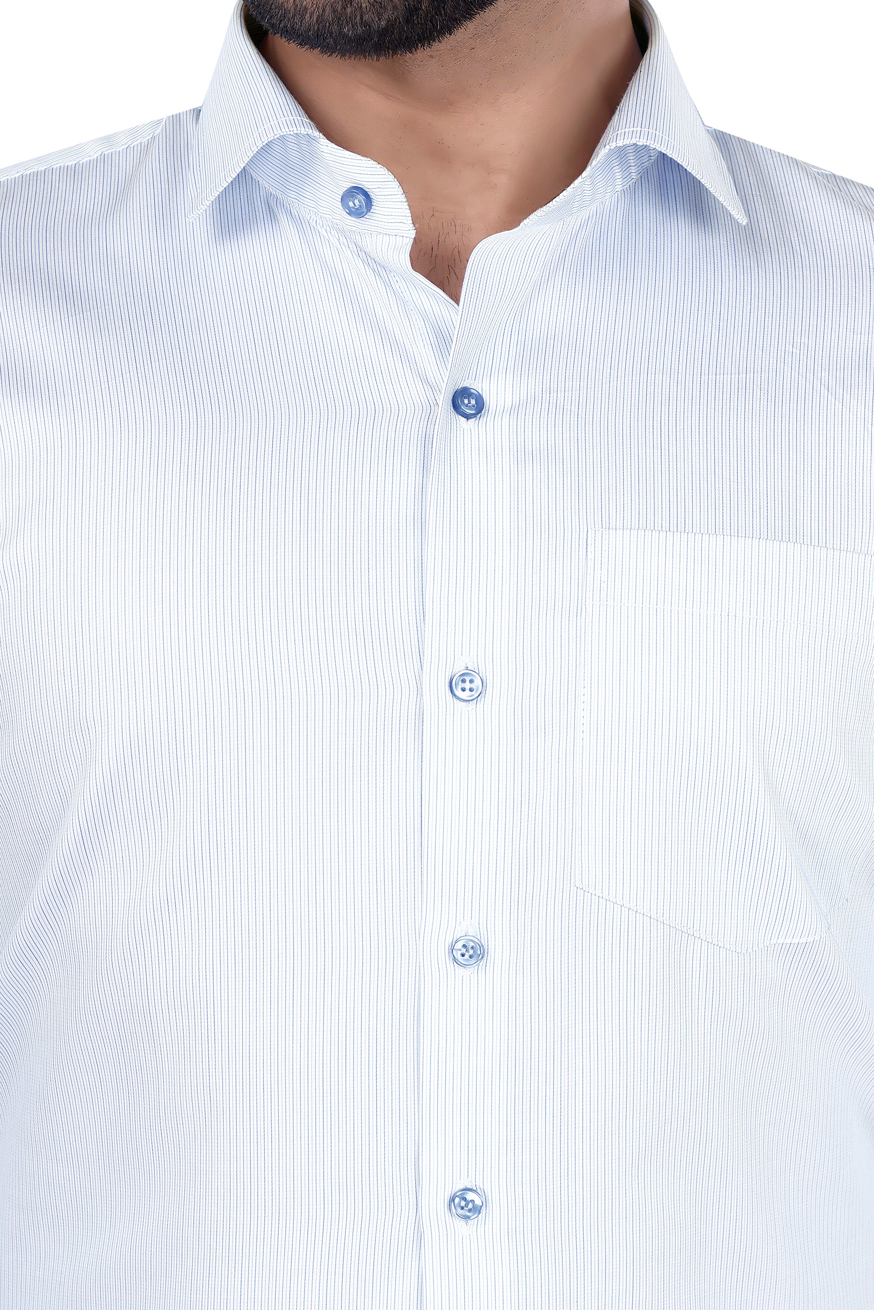 Blue Striped Classic Shirt