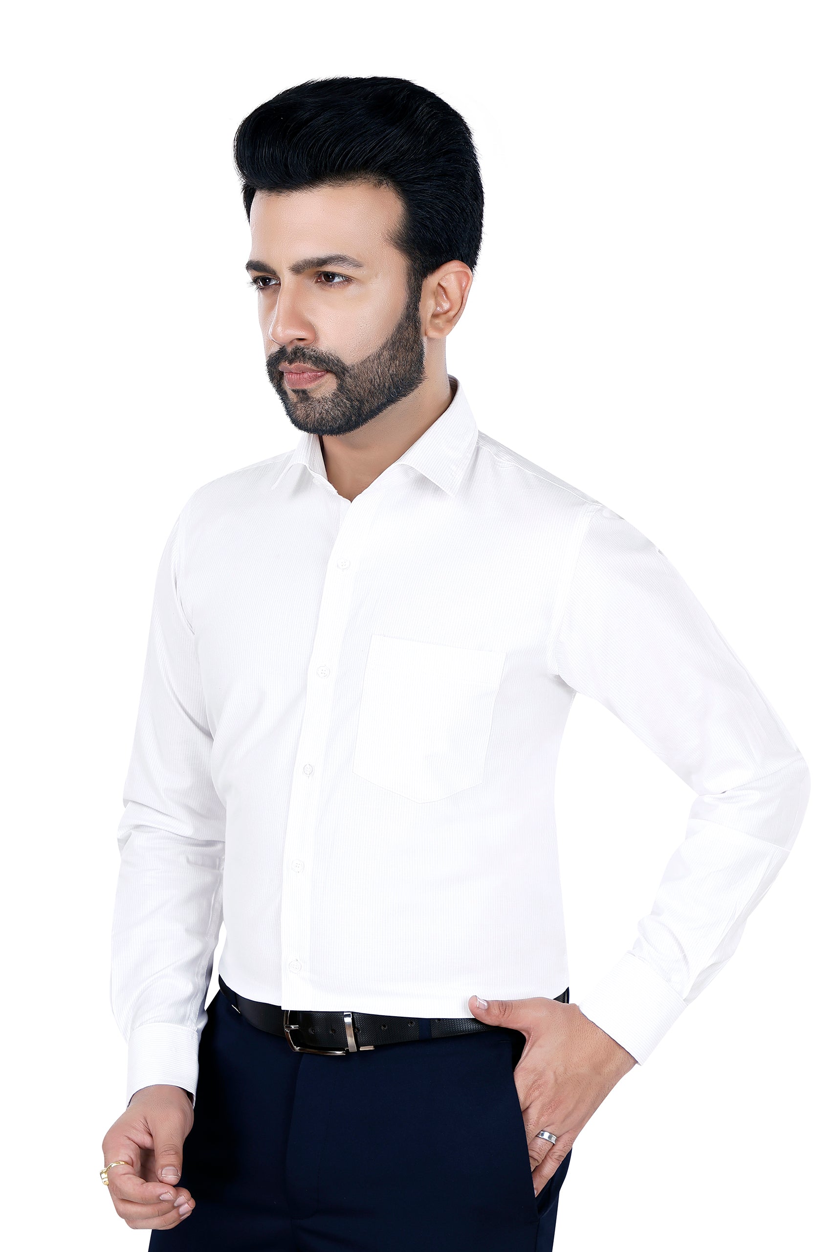 Fine Stripped Twill Shirt