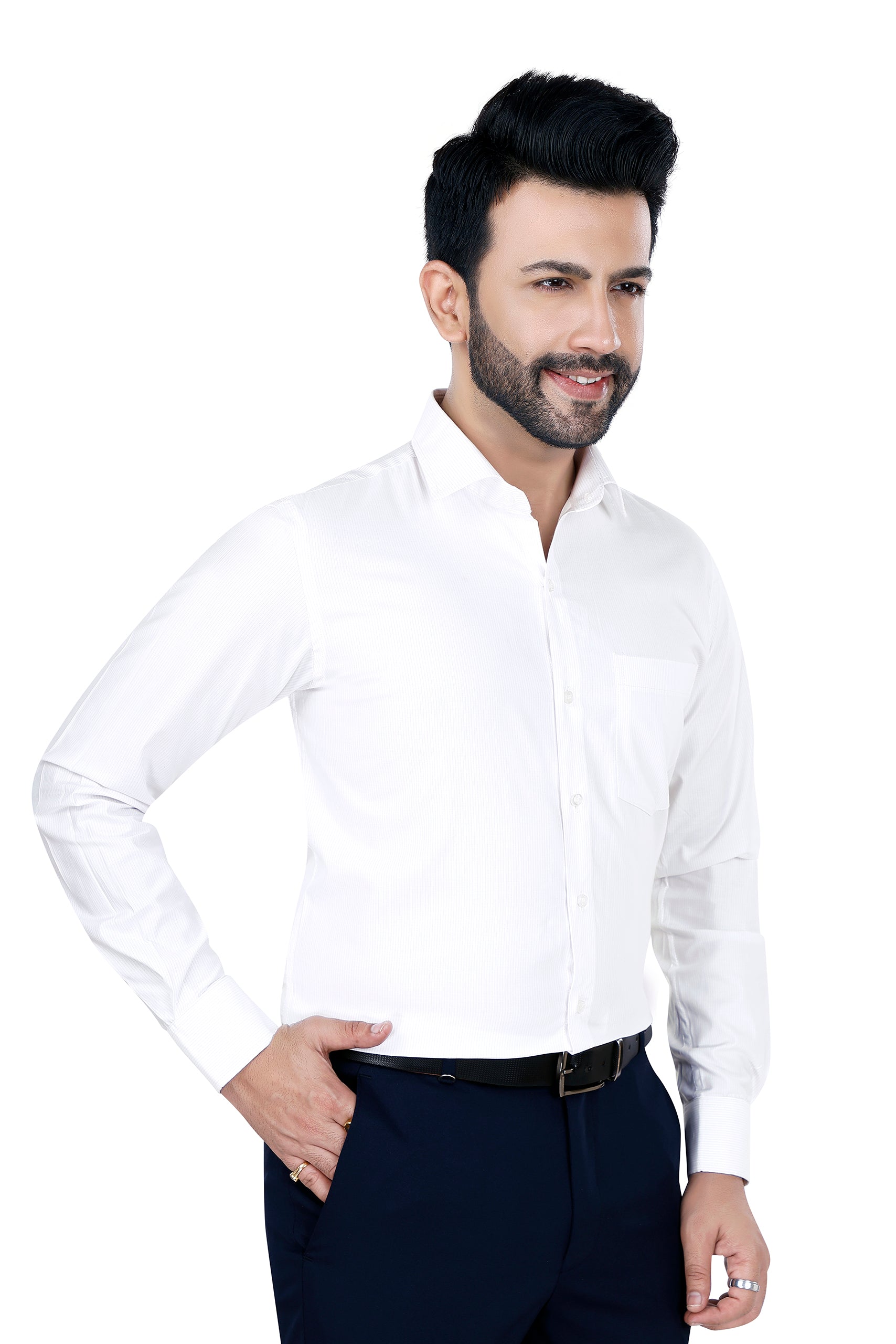Fine Stripped Twill Shirt