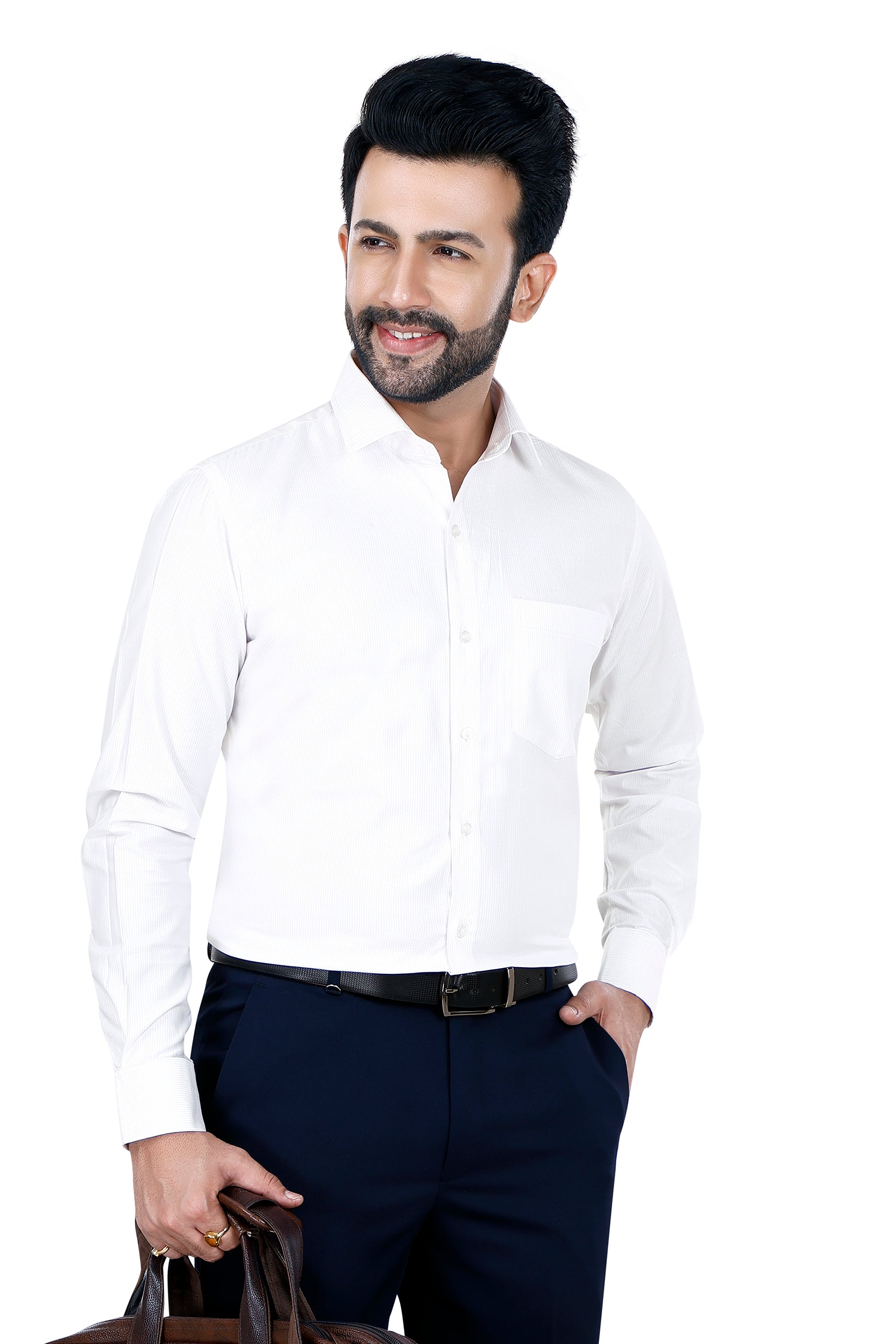 Fine Stripped Twill Shirt