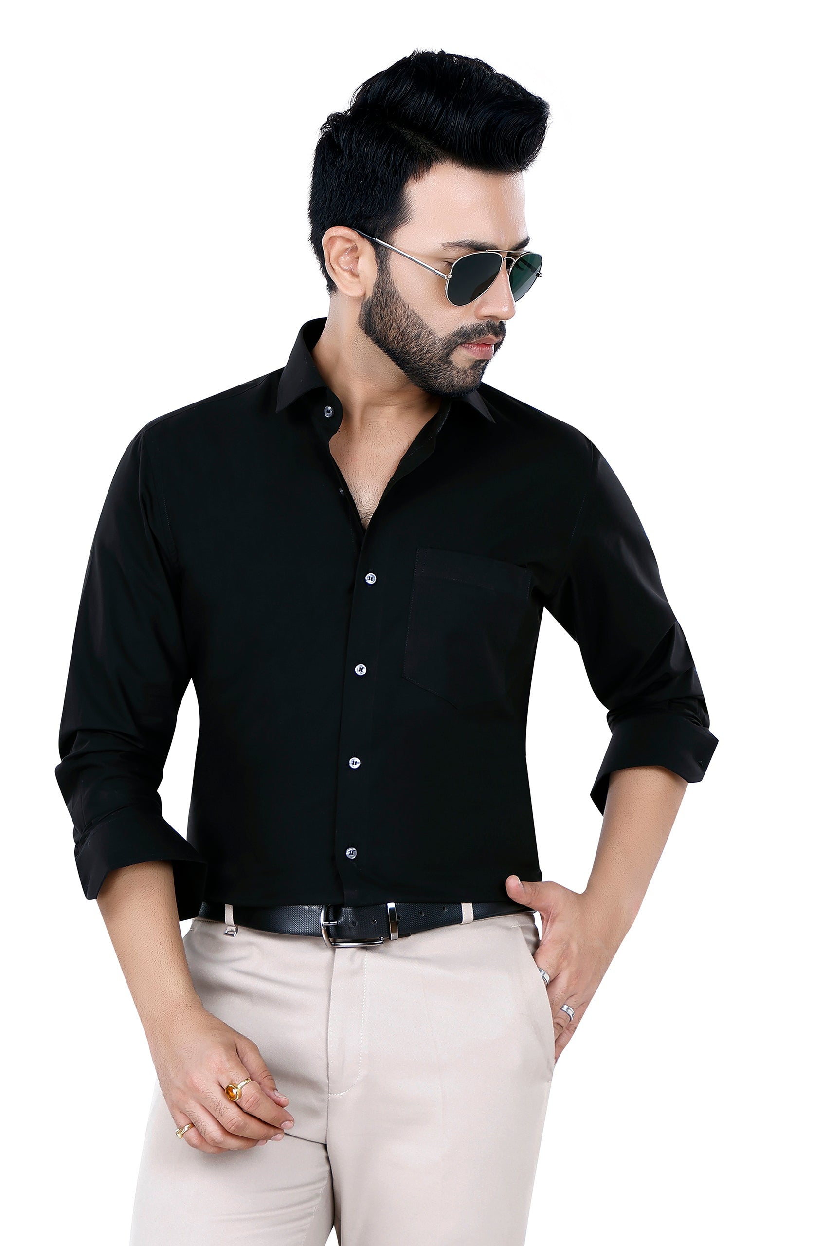Black Evening Shirt