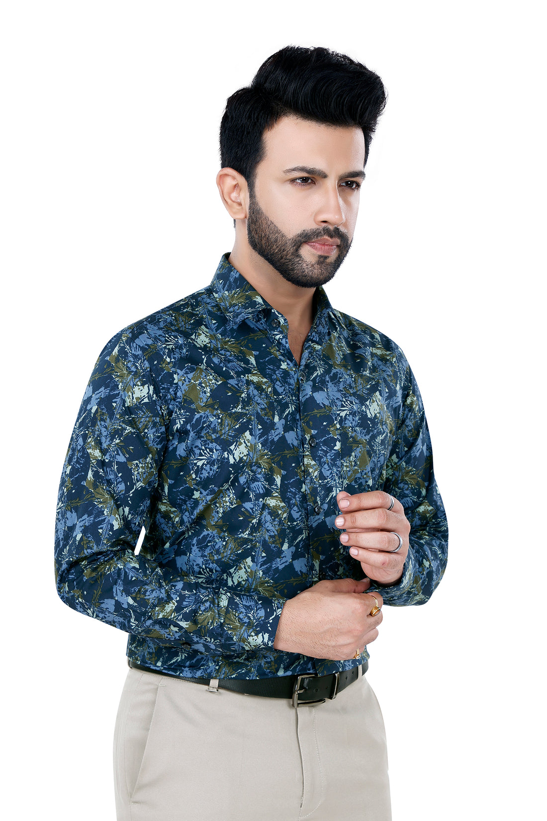 Mural Mosaic Print Shirt