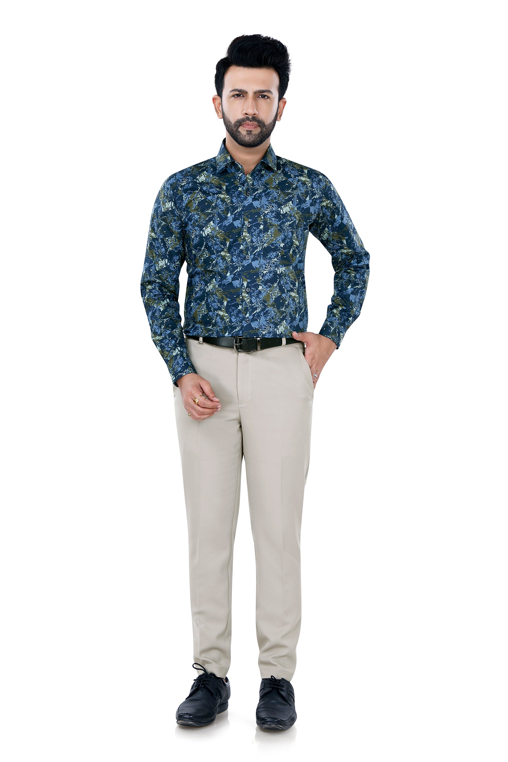 Mural Mosaic Print Shirt