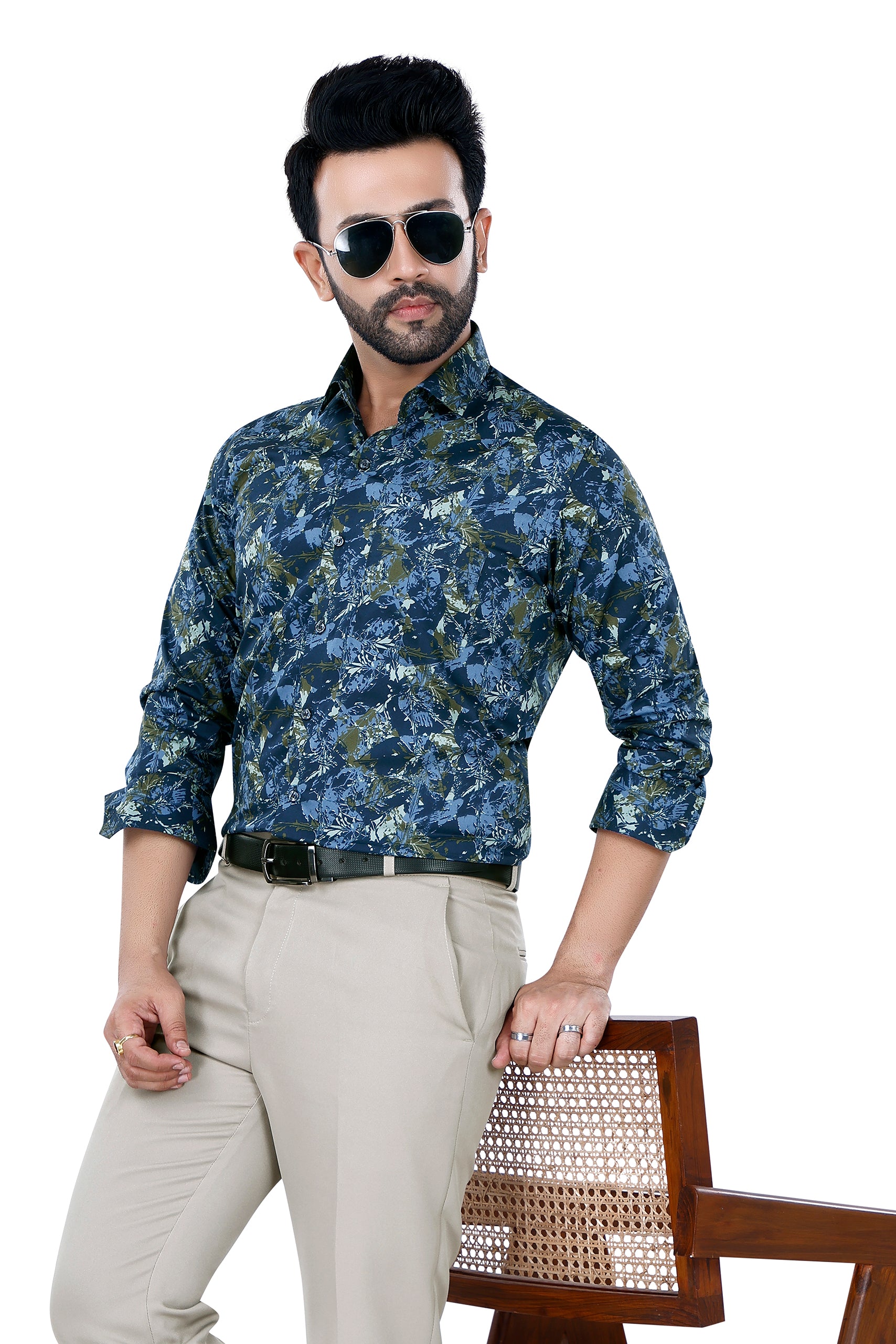 Mural Mosaic Print Shirt
