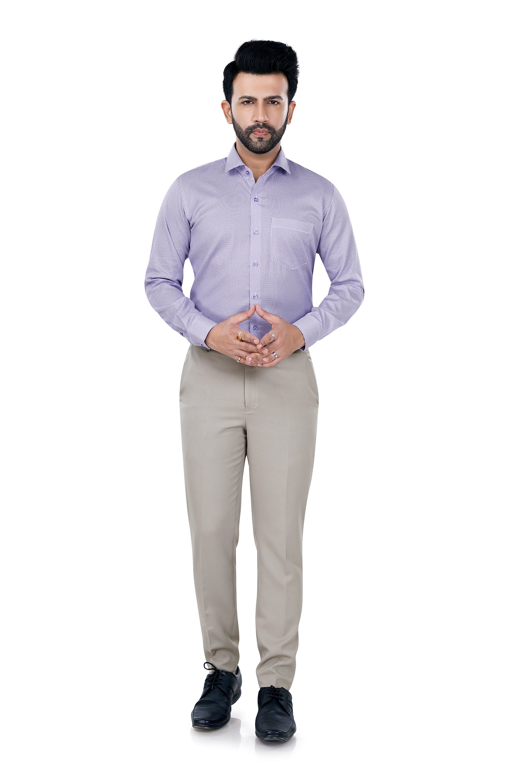 Micro Print Classic Shirt