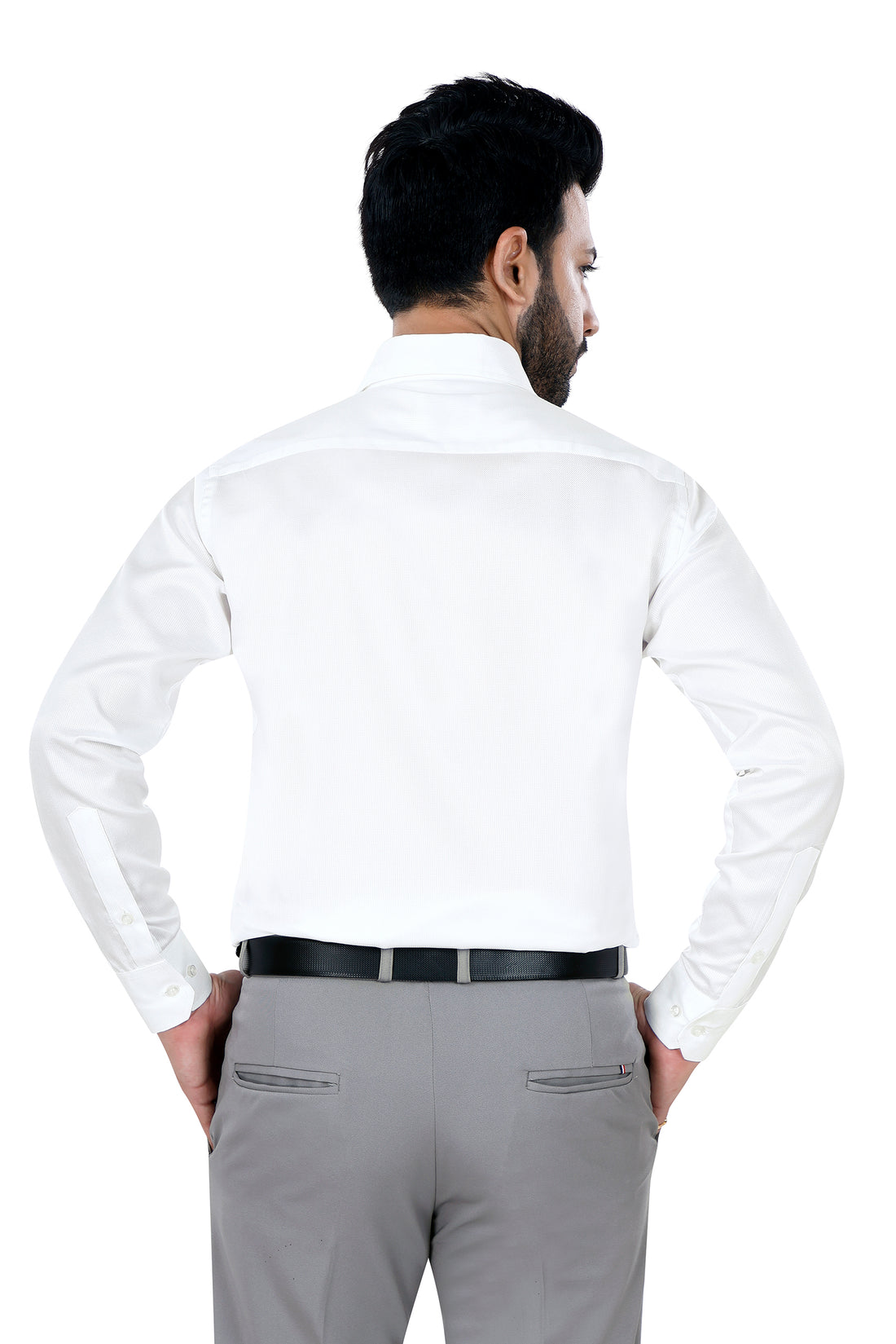 Signature Self Stripe white Shirt