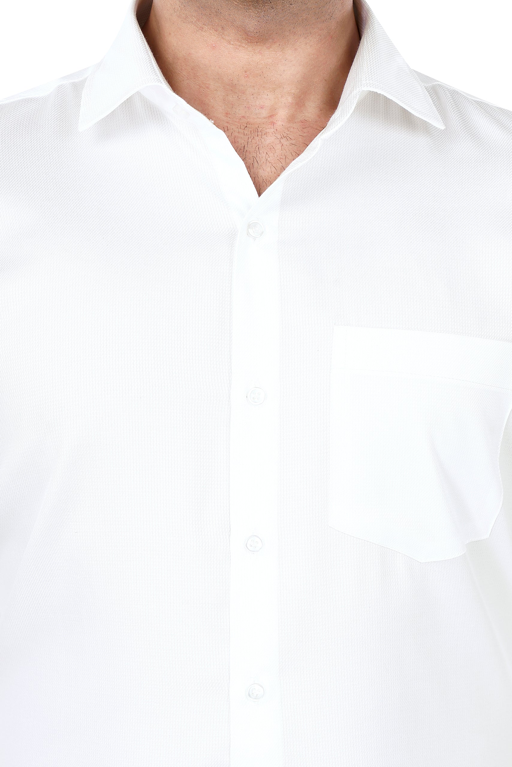 Signature Self Stripe white Shirt