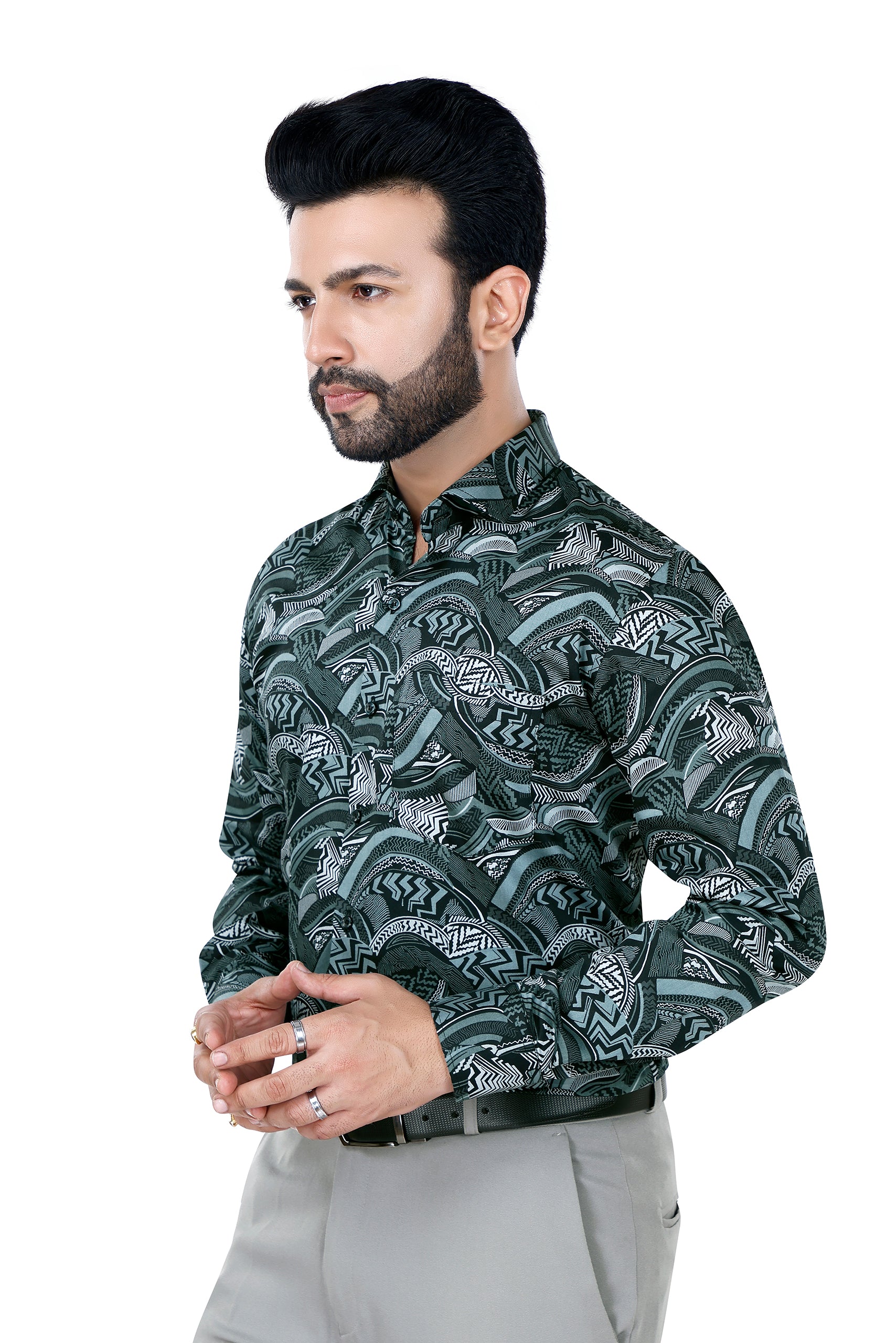 Mosaic Motive Shirt
