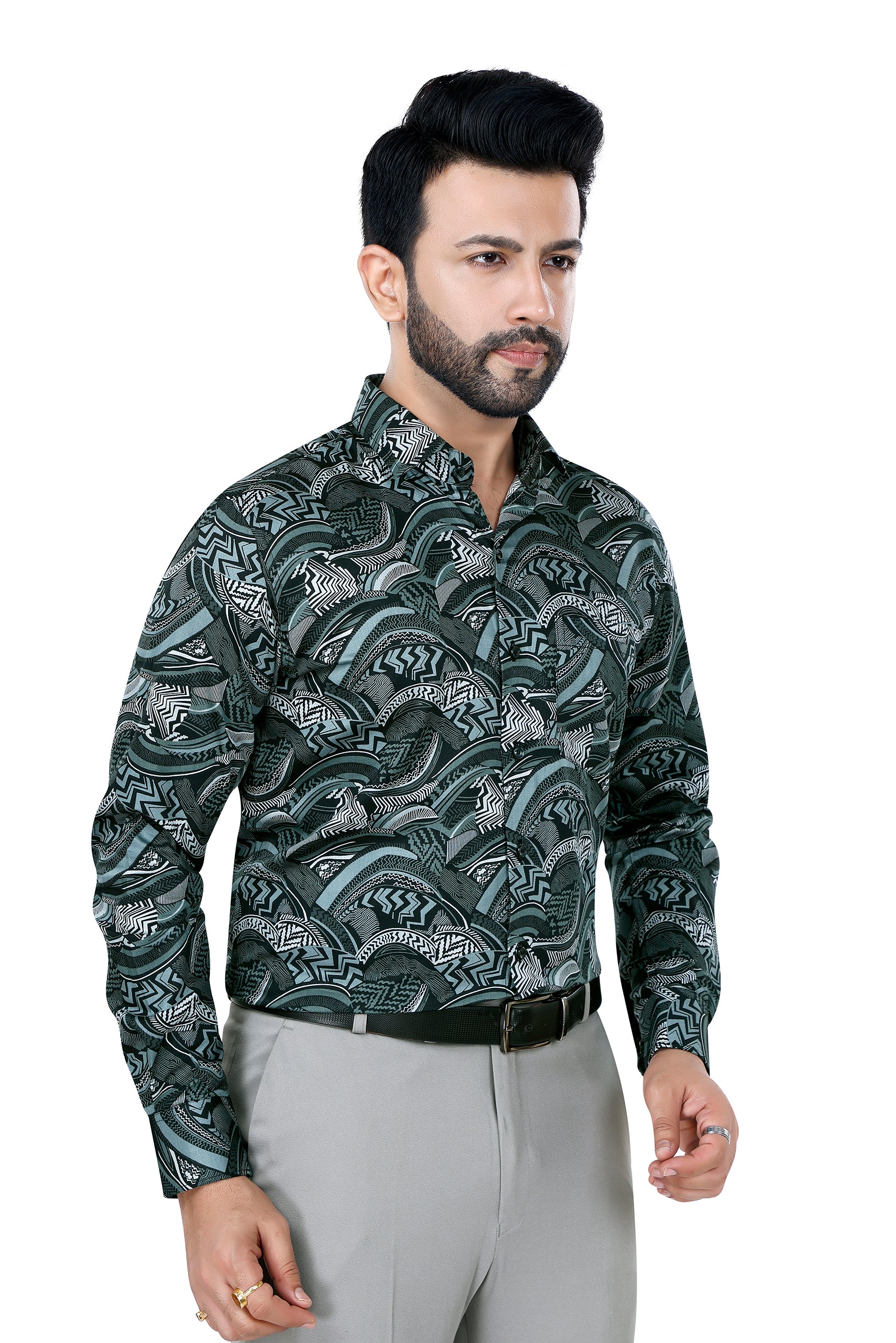 Mosaic Motive Shirt