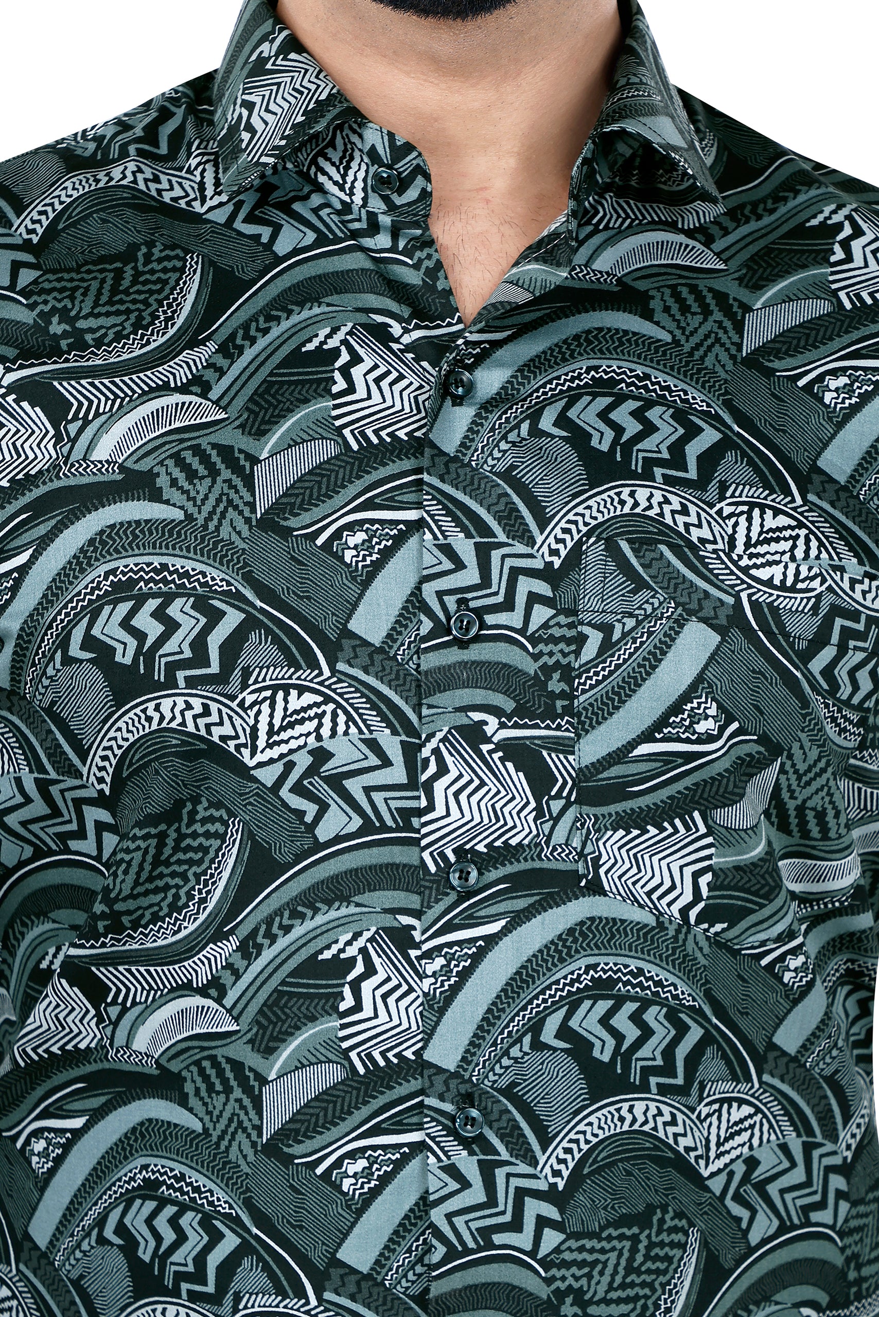 Mosaic Motive Shirt