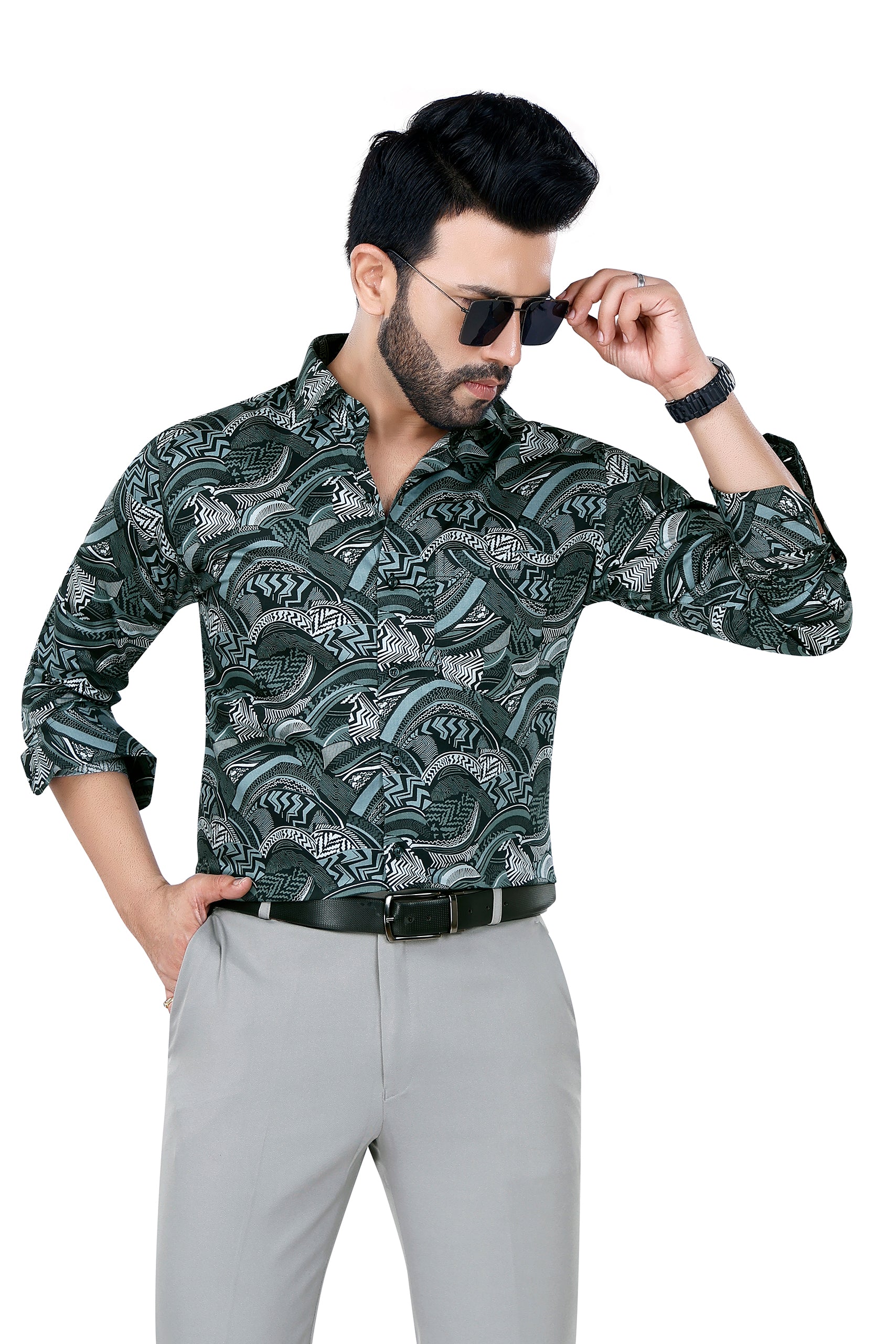 Mosaic Motive Shirt