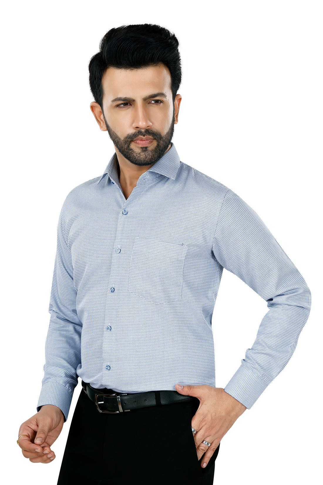 Blue Club Check Shirt