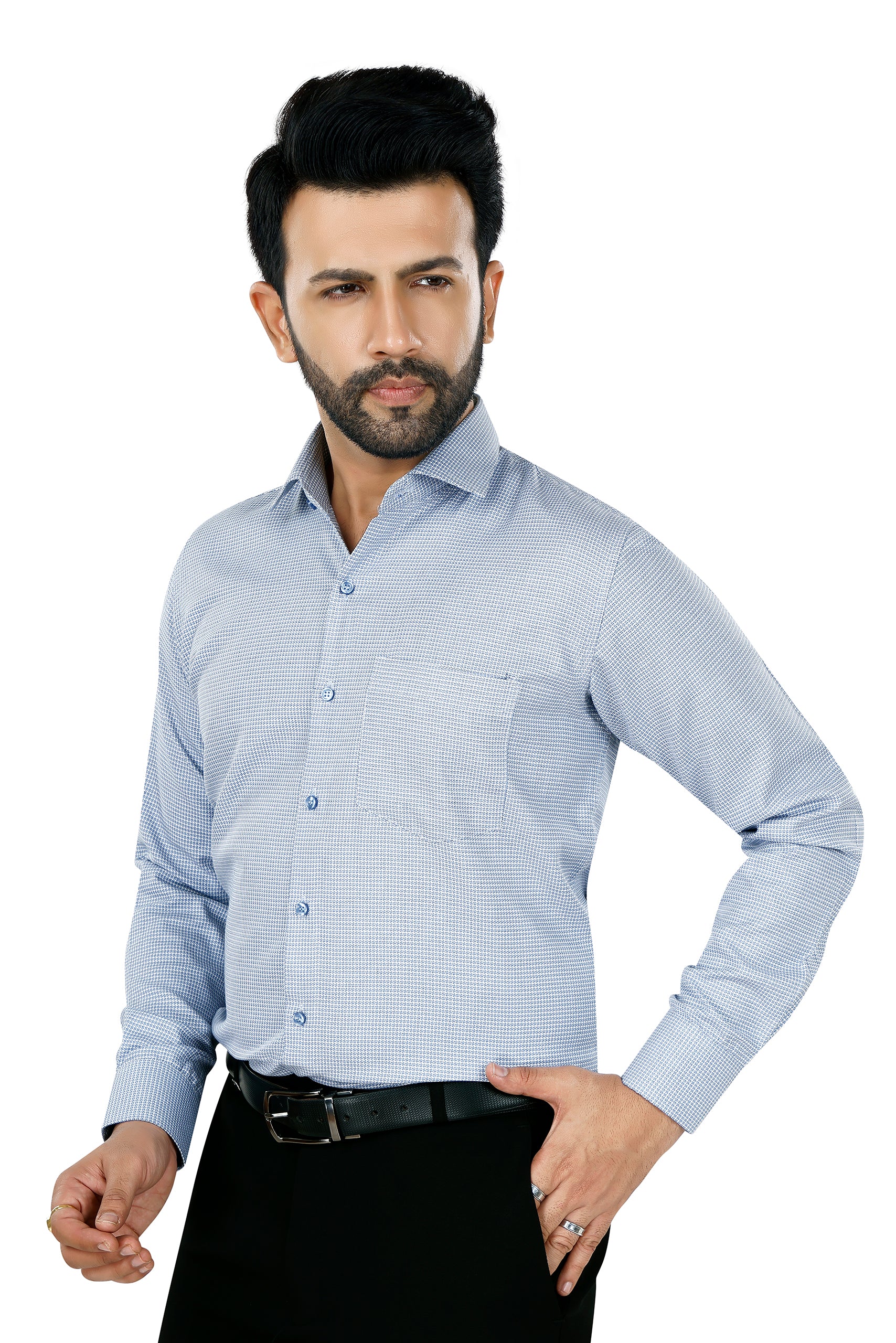 Blue Club Check Shirt