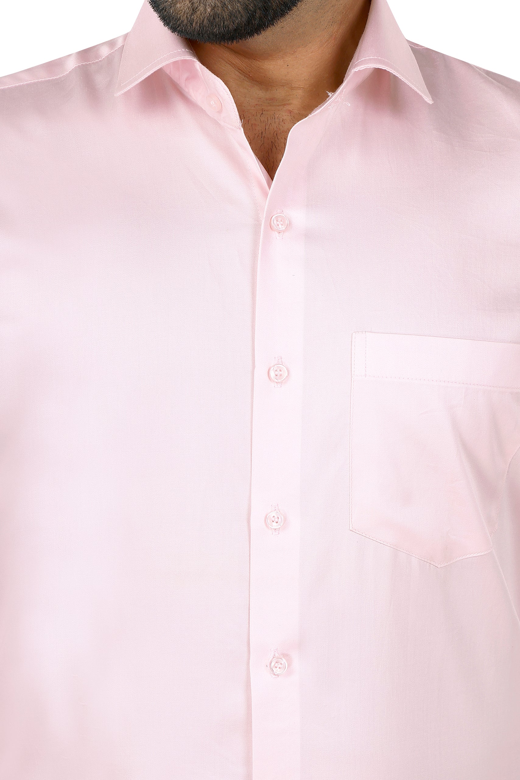 Blushed Solid Pink Shirt