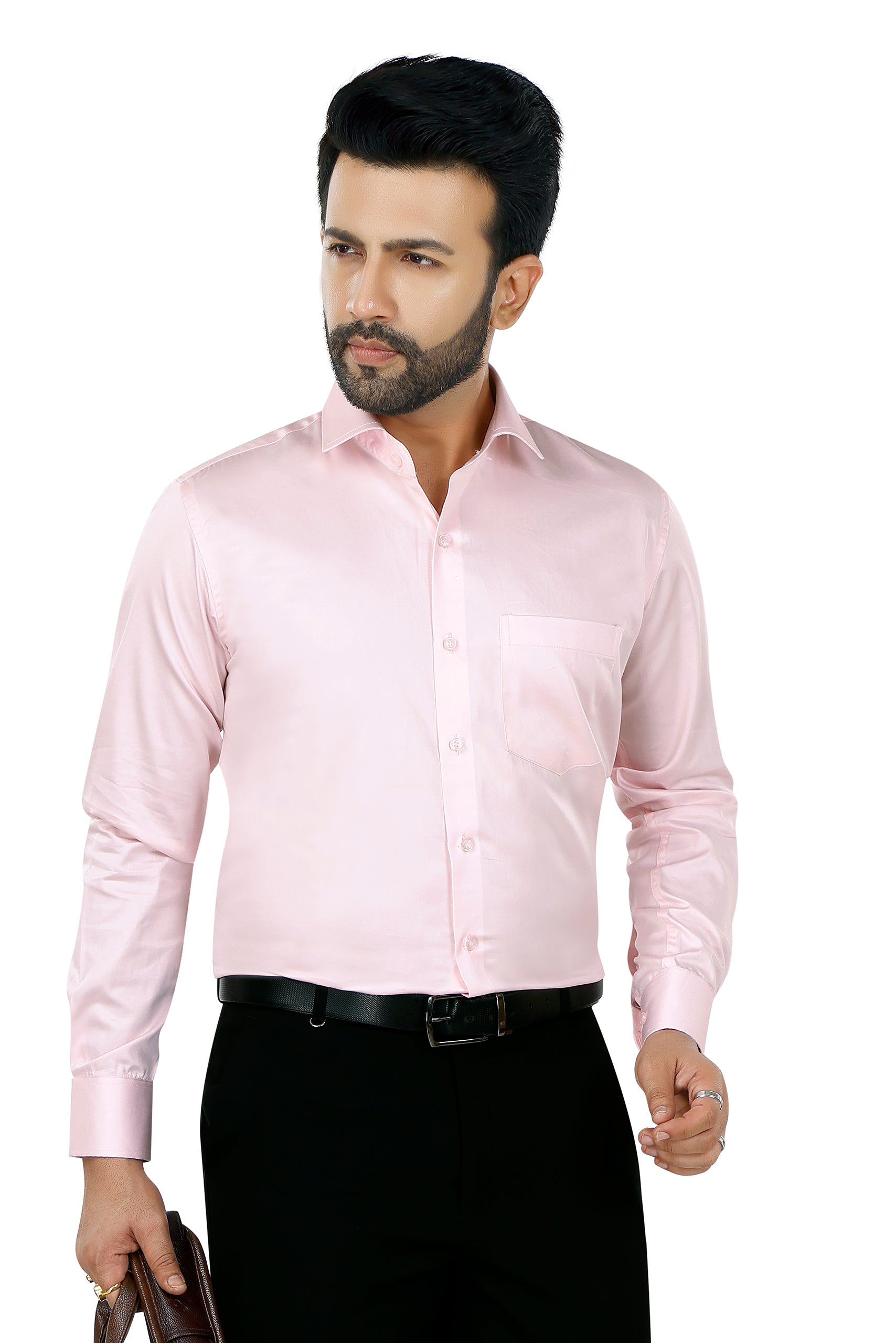 Blushed Solid Pink Shirt
