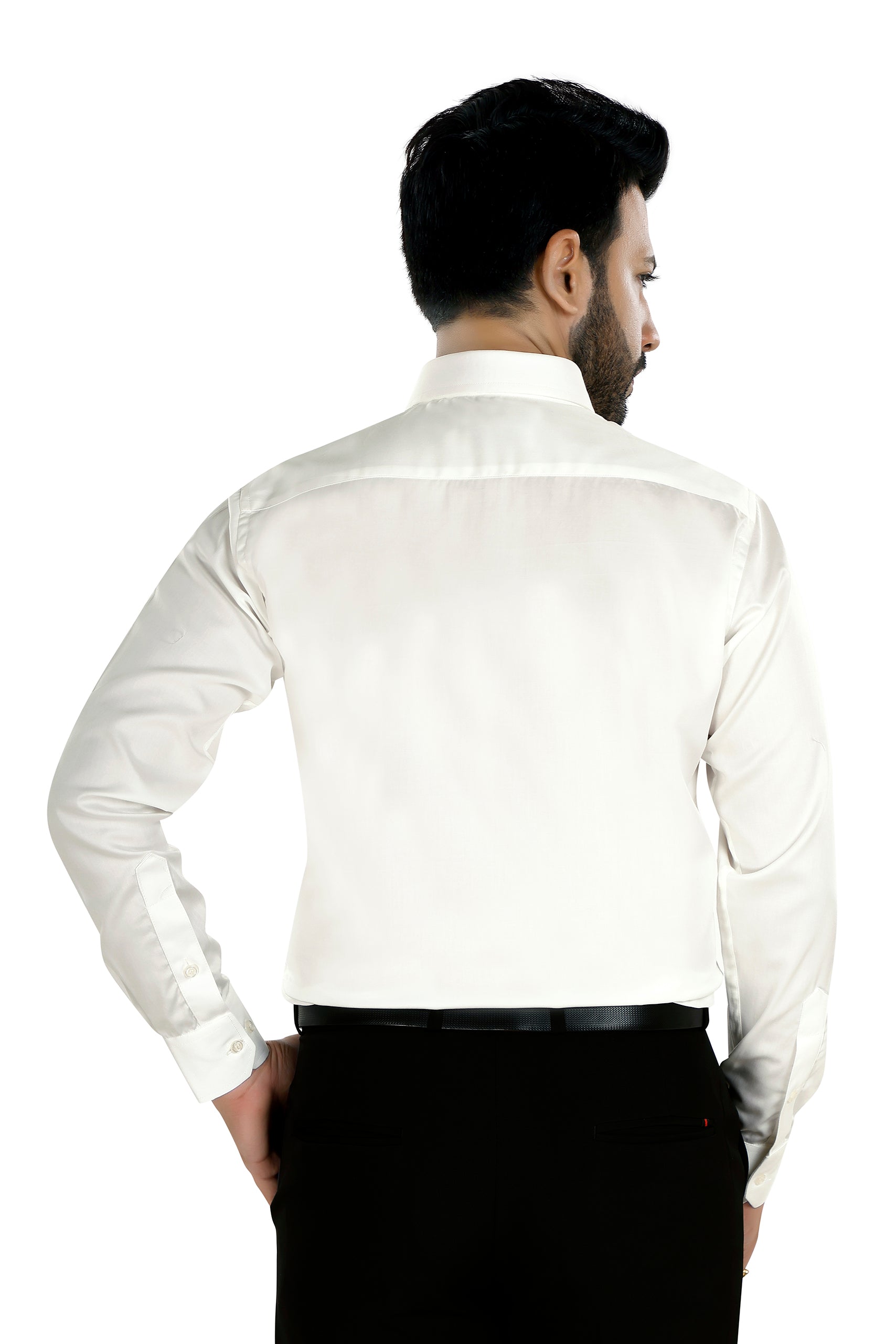 Solid Cream Shirt